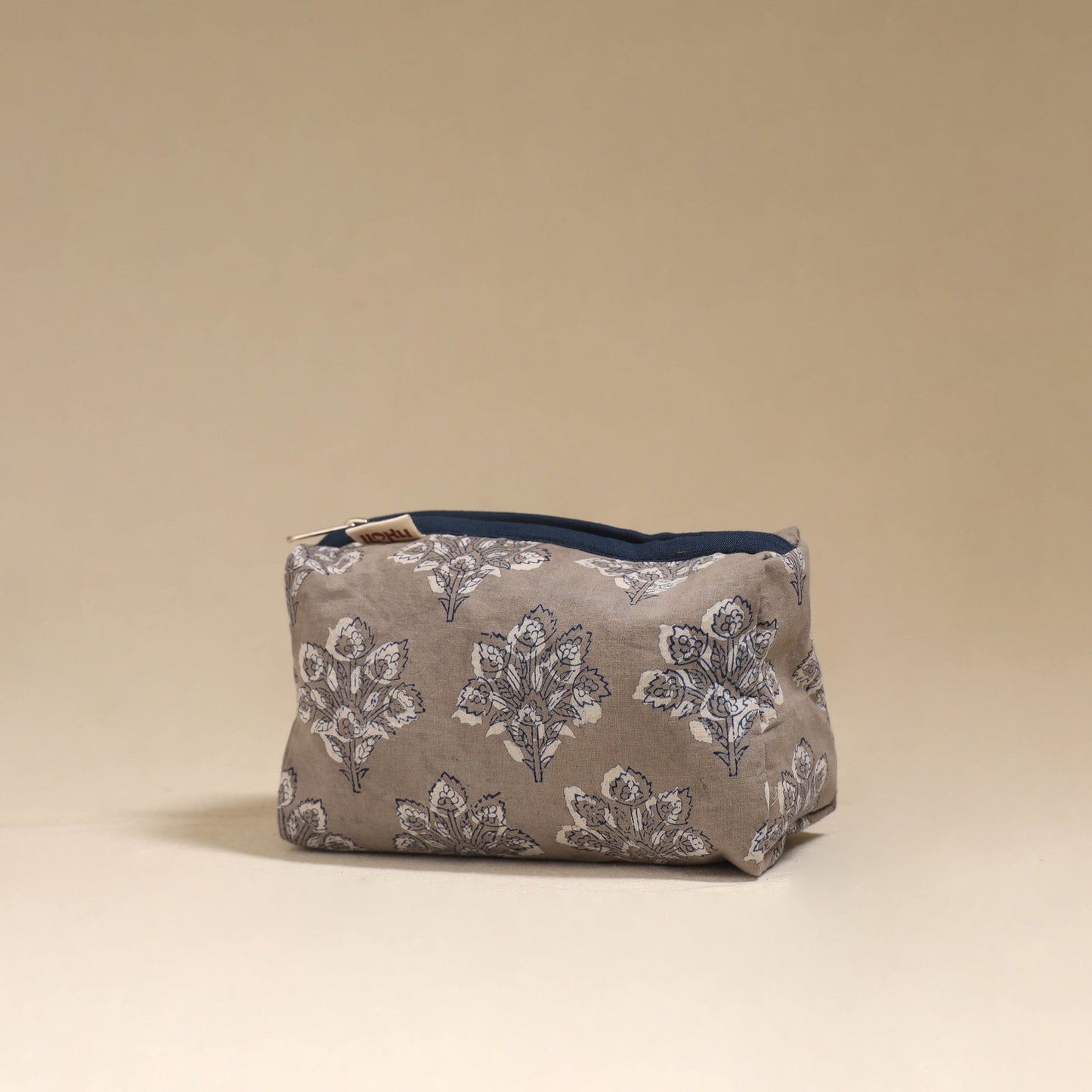 Handcrafted fabric toiletry bag 24