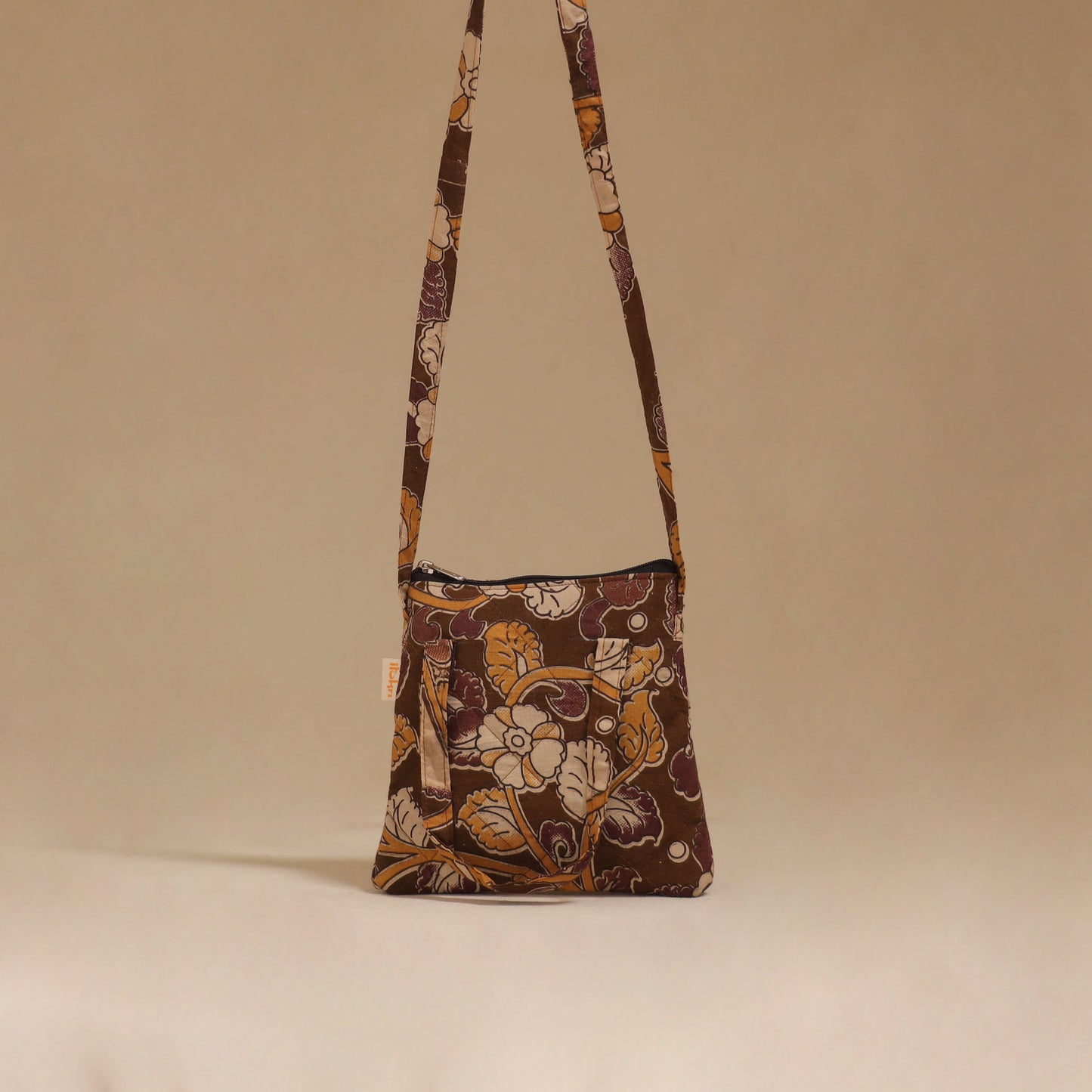 Handcrafted quilted sling bag 23