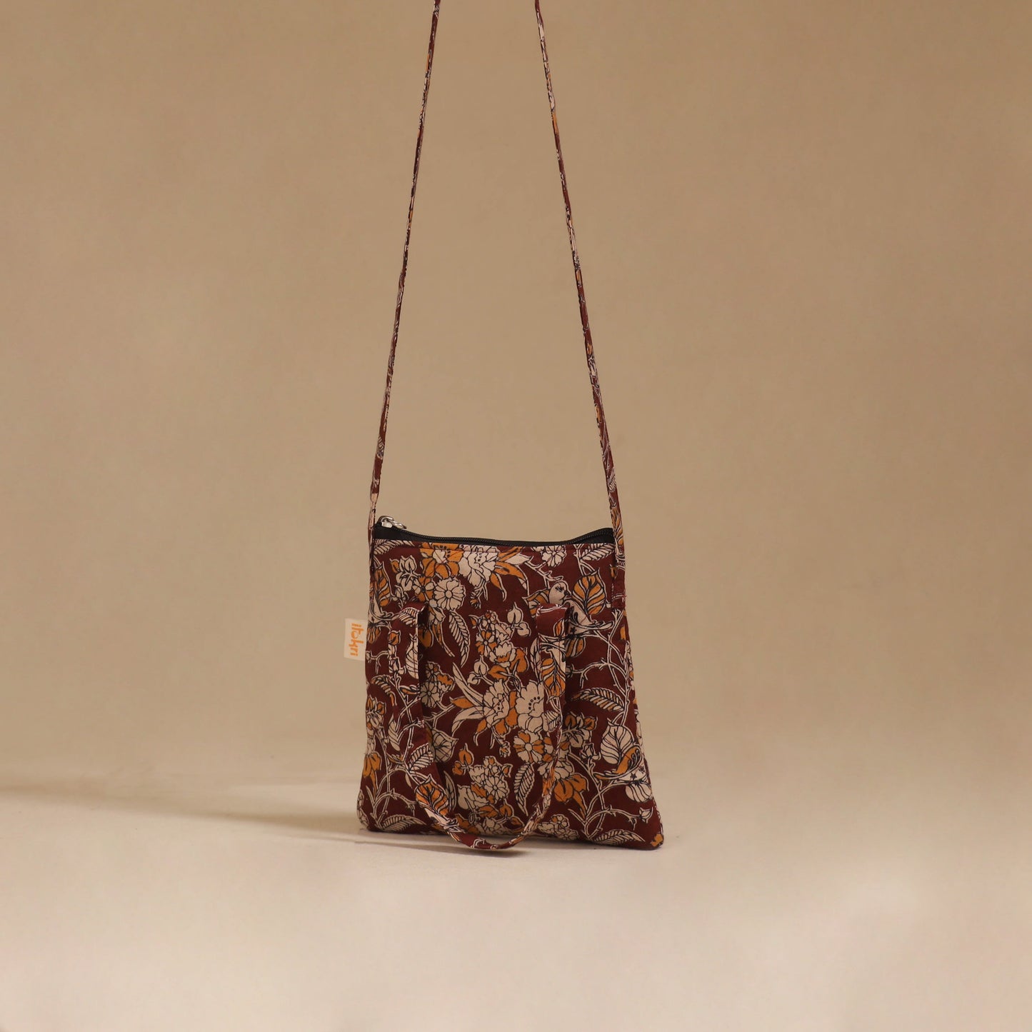 Handcrafted quilted sling bag 26