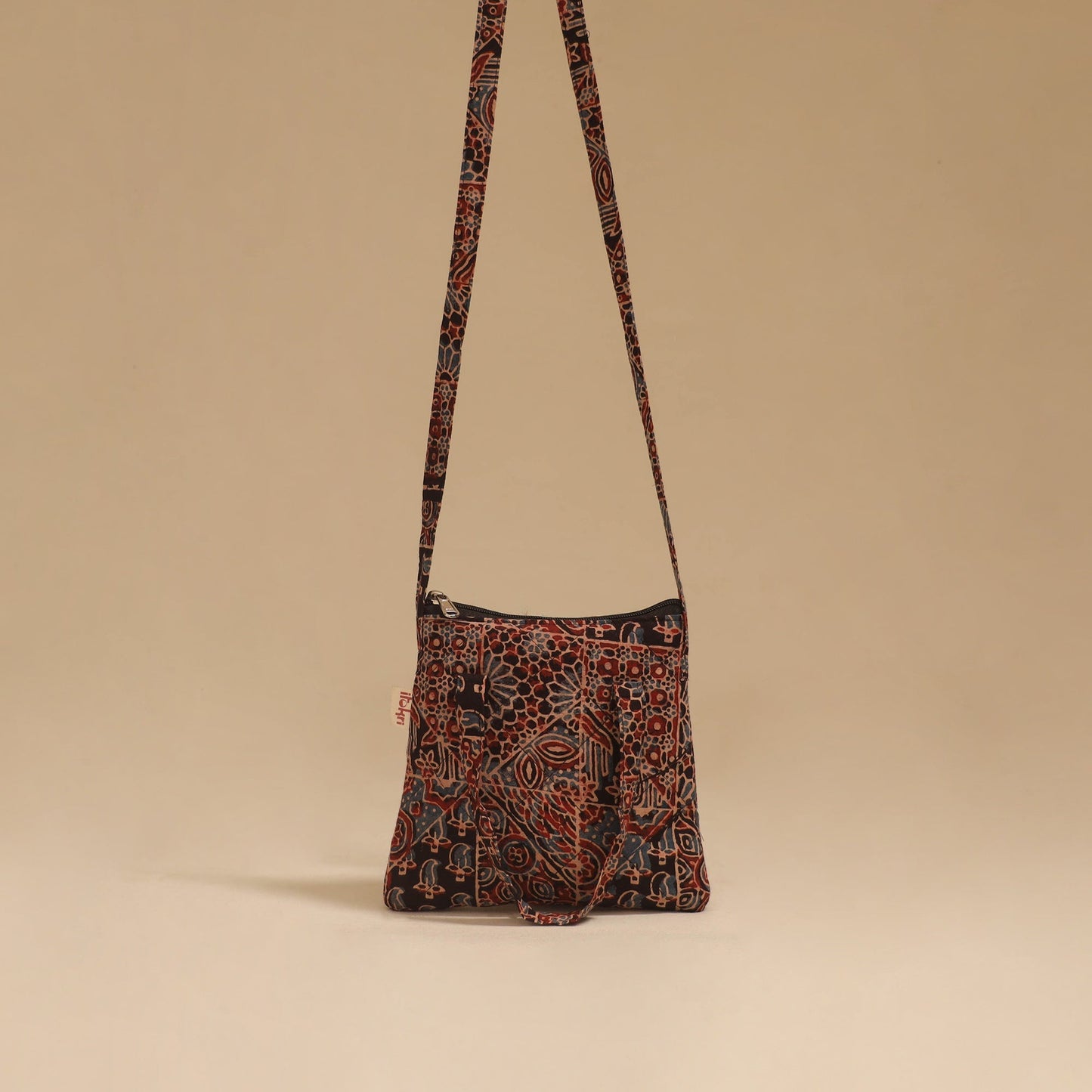 Handcrafted quilted sling bag 36