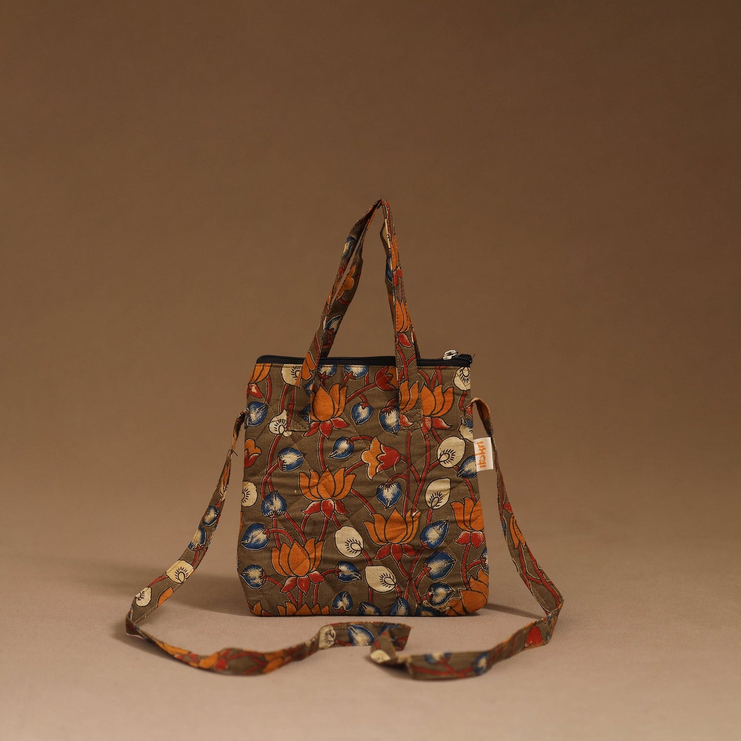 Handcrafted quilted sling bag 37