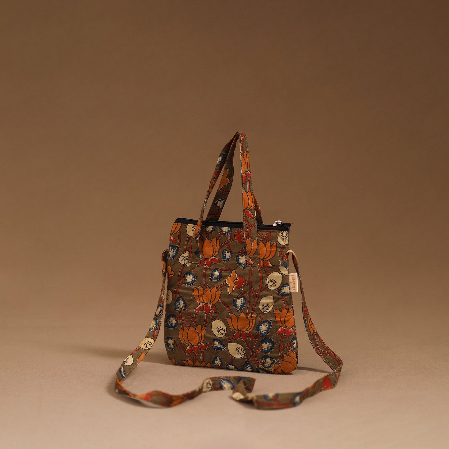 Handcrafted quilted sling bag 37