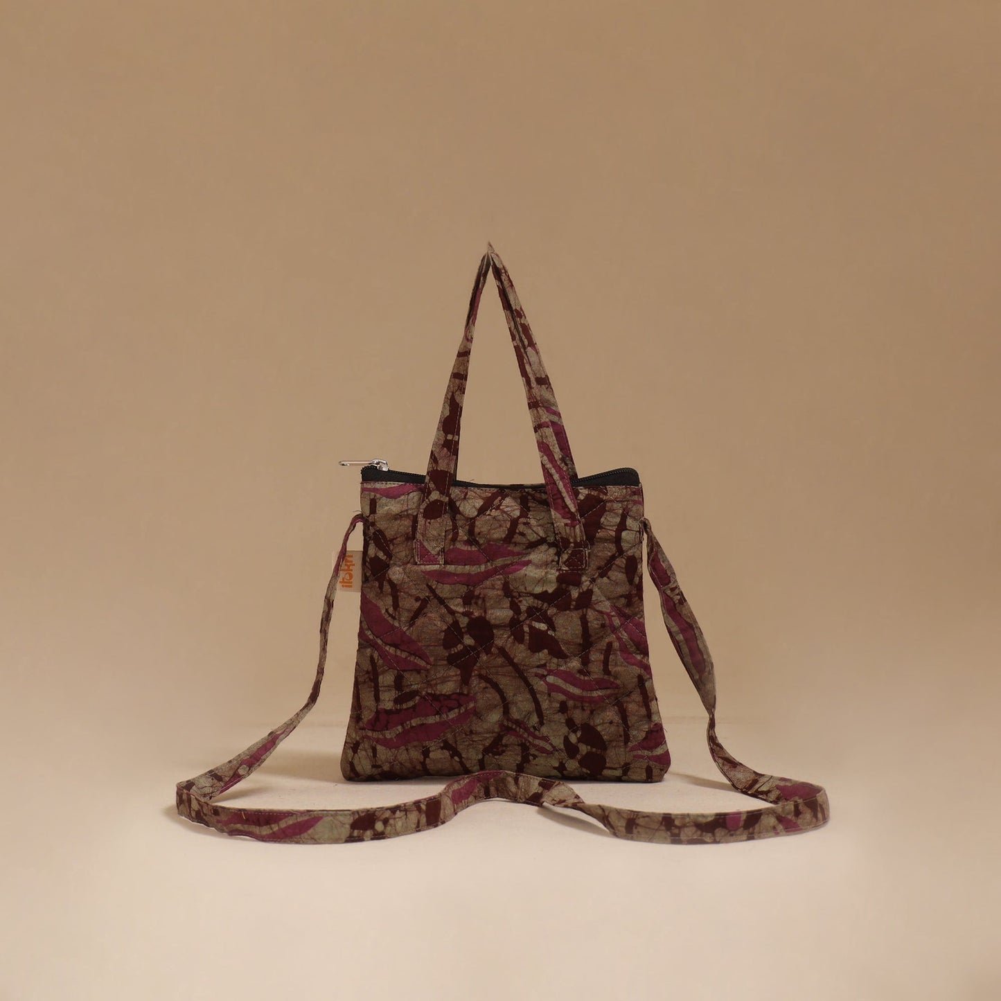 Handcrafted quilted sling bag 41