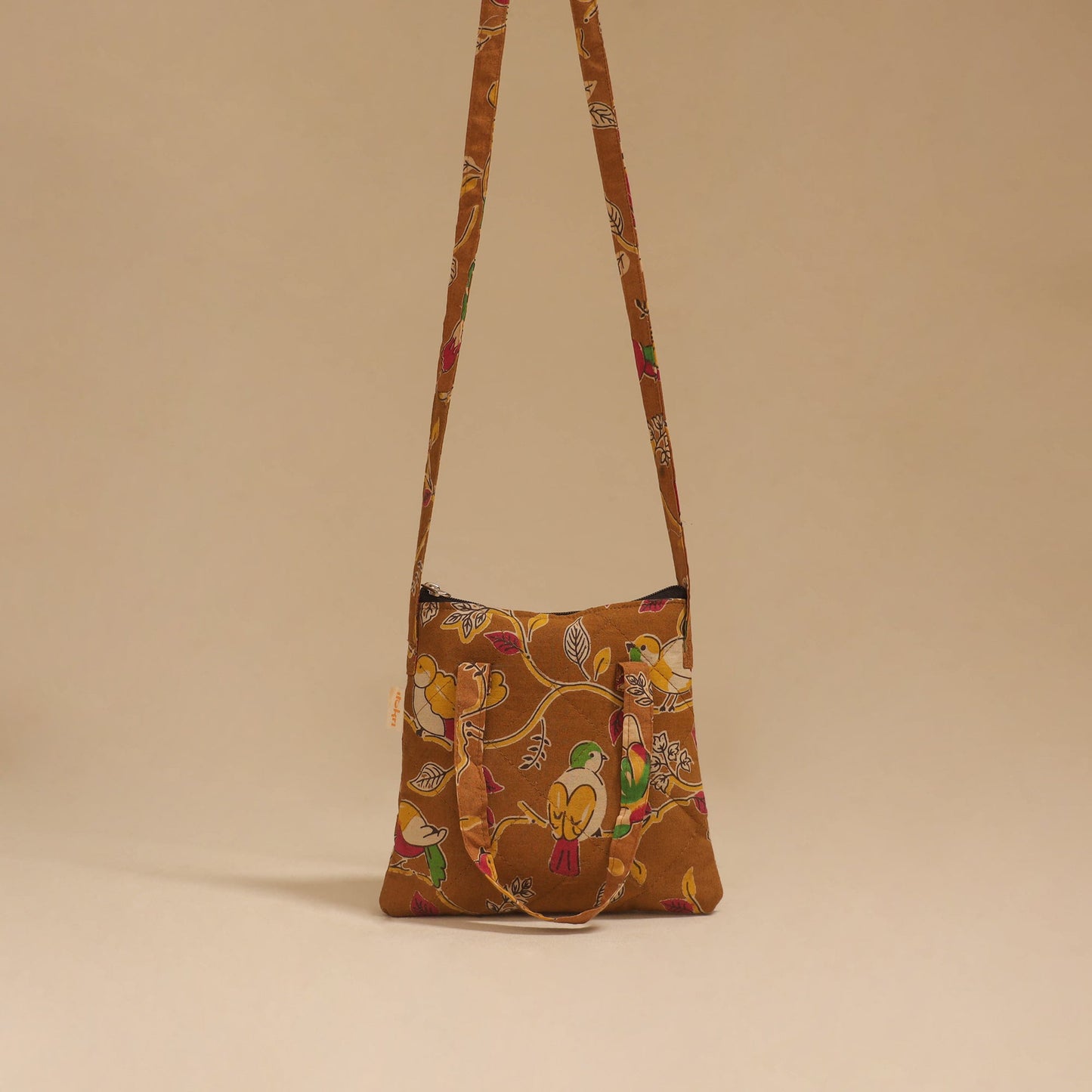 Handcrafted quilted sling bag 52