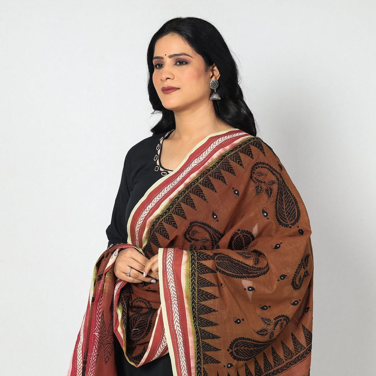 Kantha Embroidery Dupatta