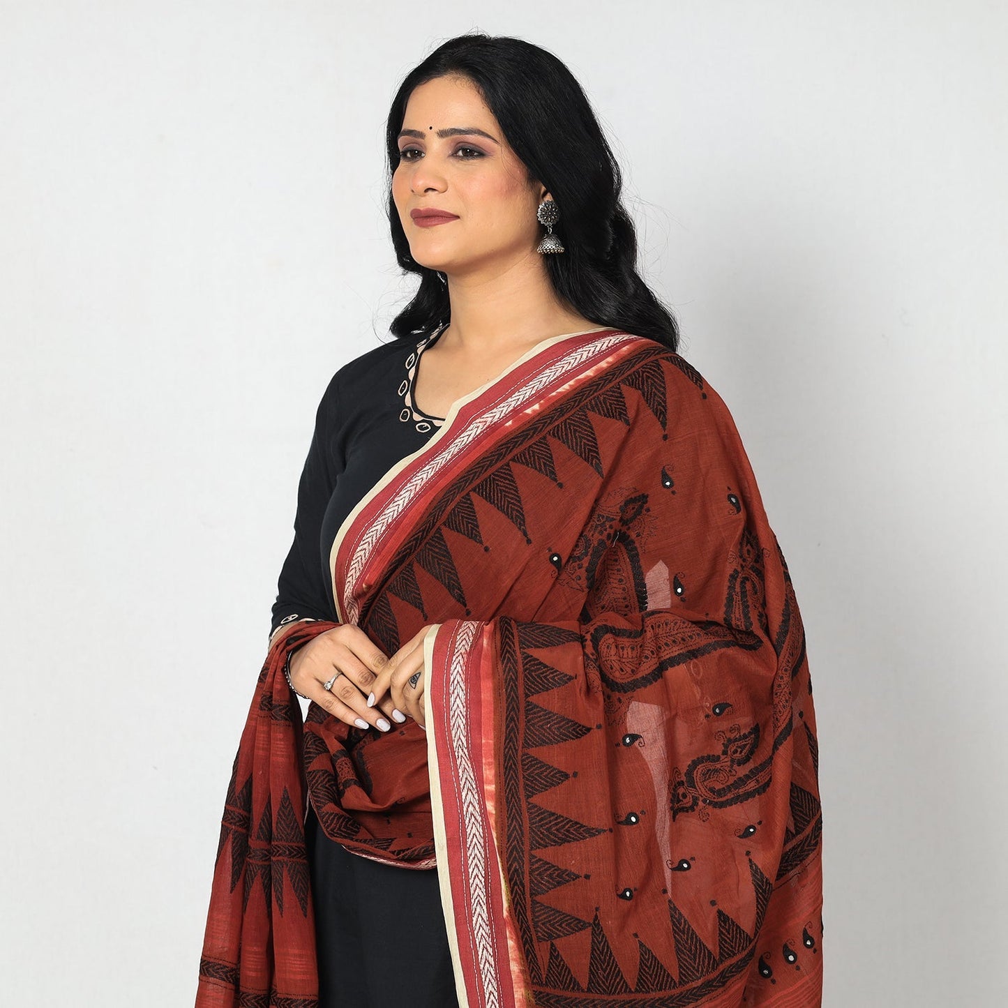 Kantha Embroidery Dupatta