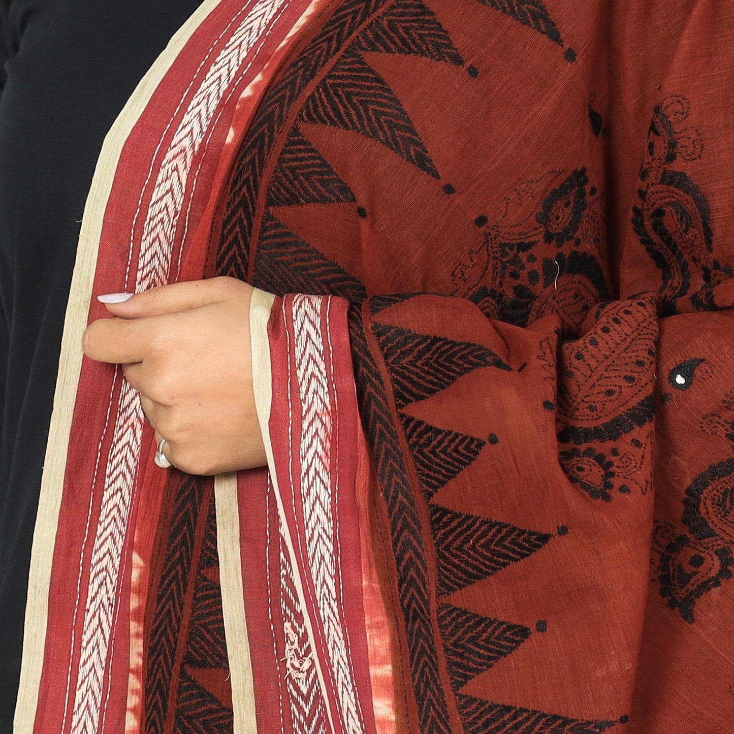 Kantha Embroidery Dupatta