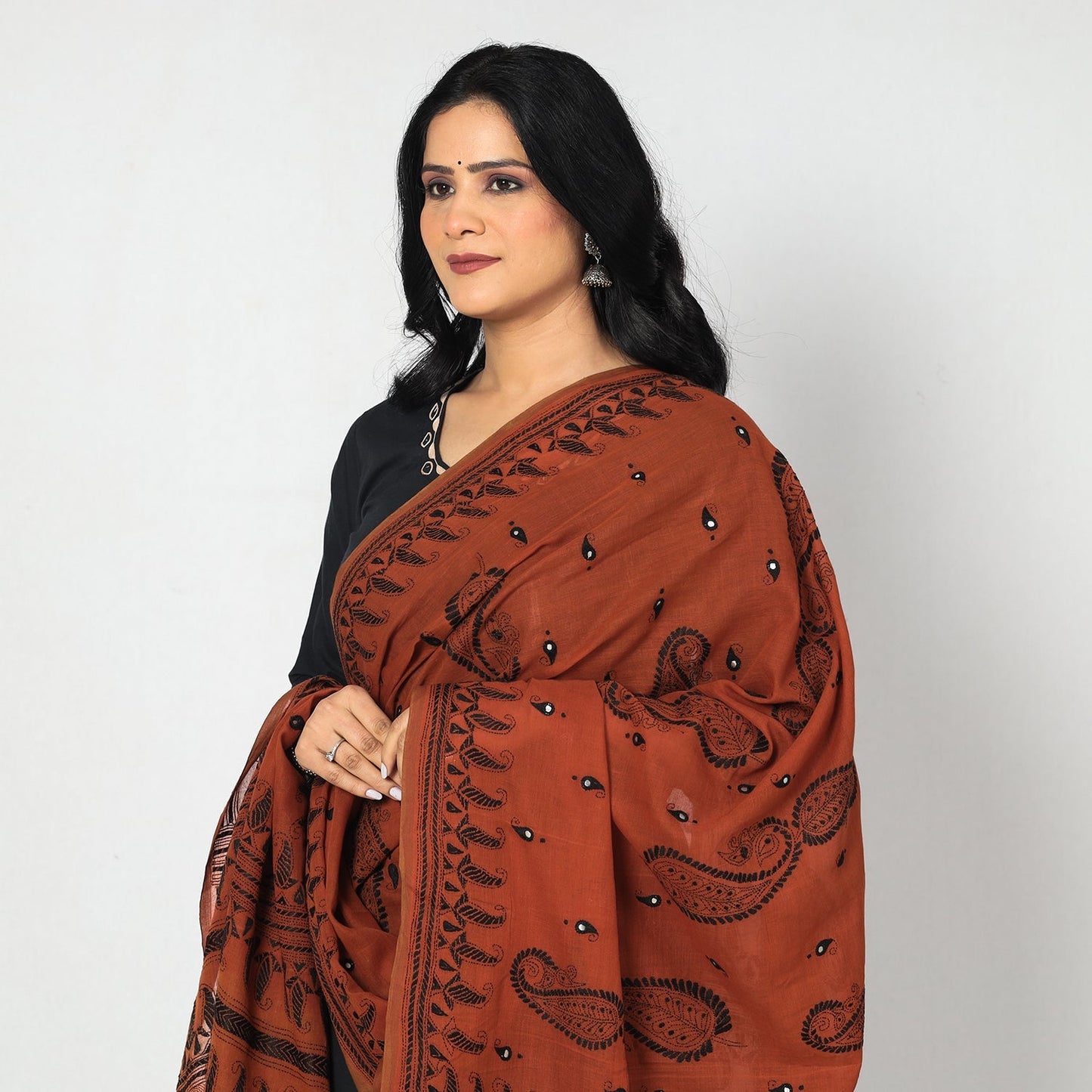 Kantha Embroidery Dupatta
