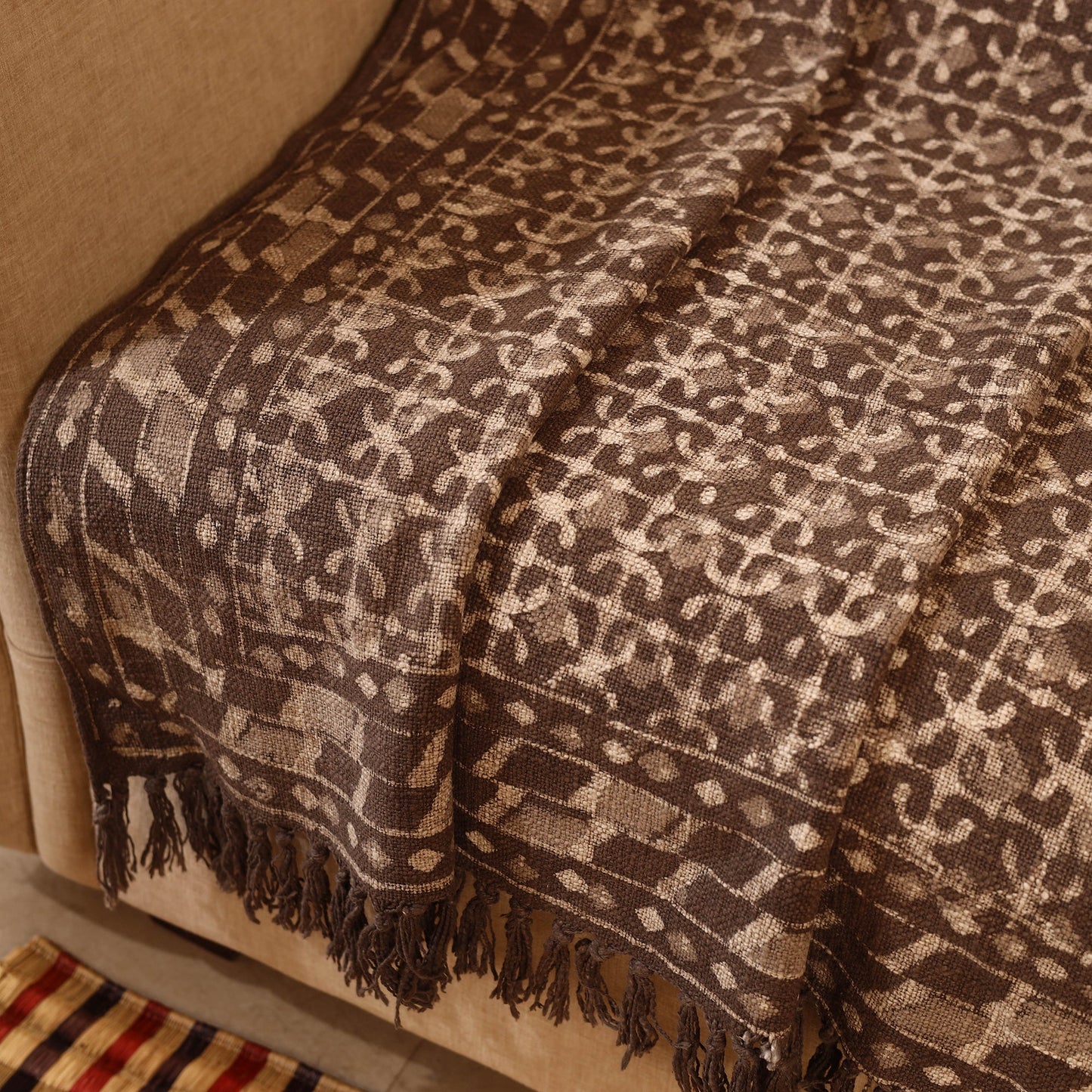 Buy Handloom Sofa Throws Blanket Online in India