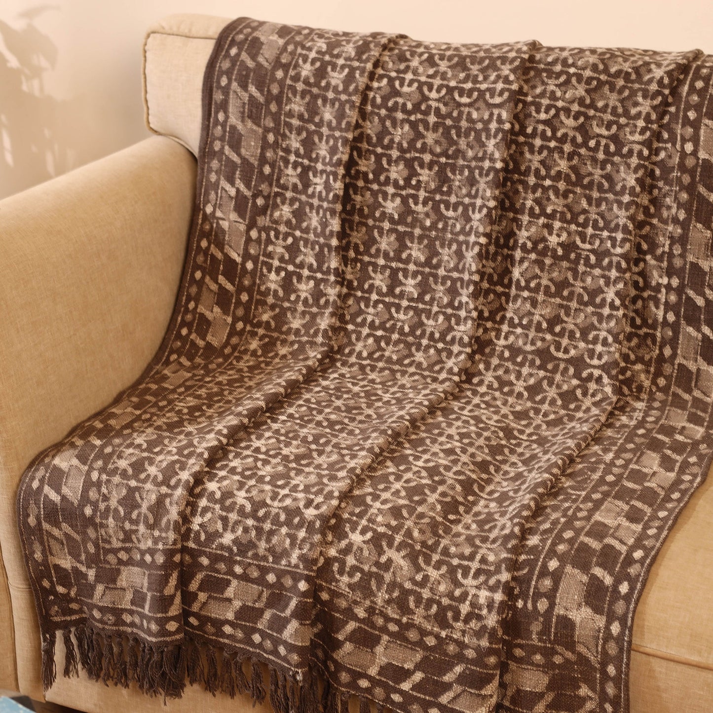 Buy Handloom Sofa Throws Blanket Online in India
