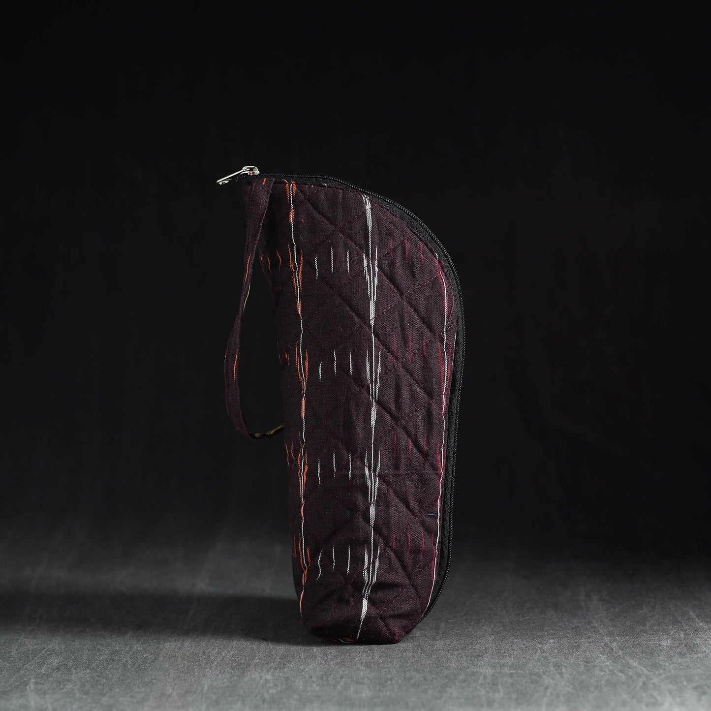 Brown Handmade Cotton 1L Water Bottle Cover