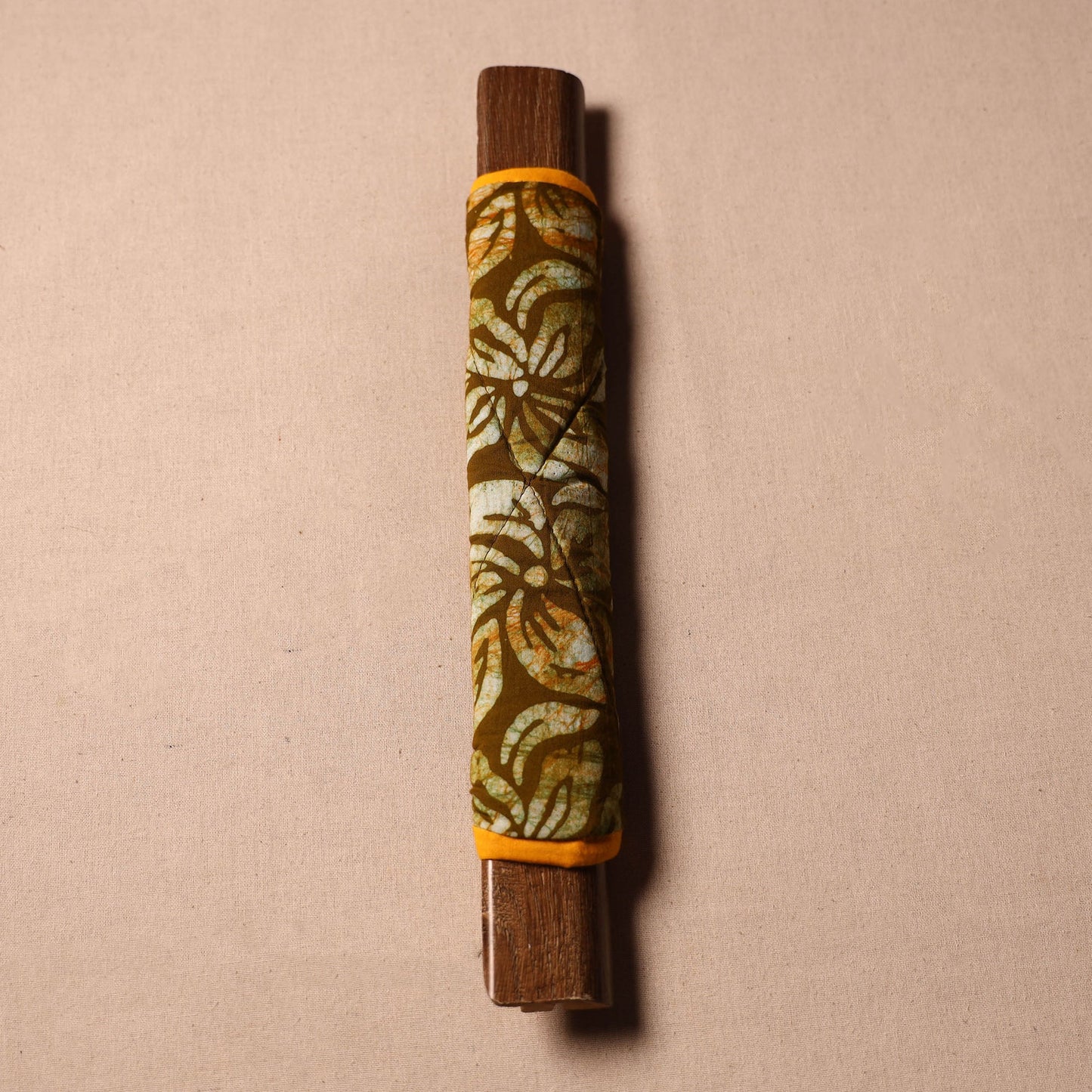 Buy Handmade Cotton Brown Fridge Handle Cover 218