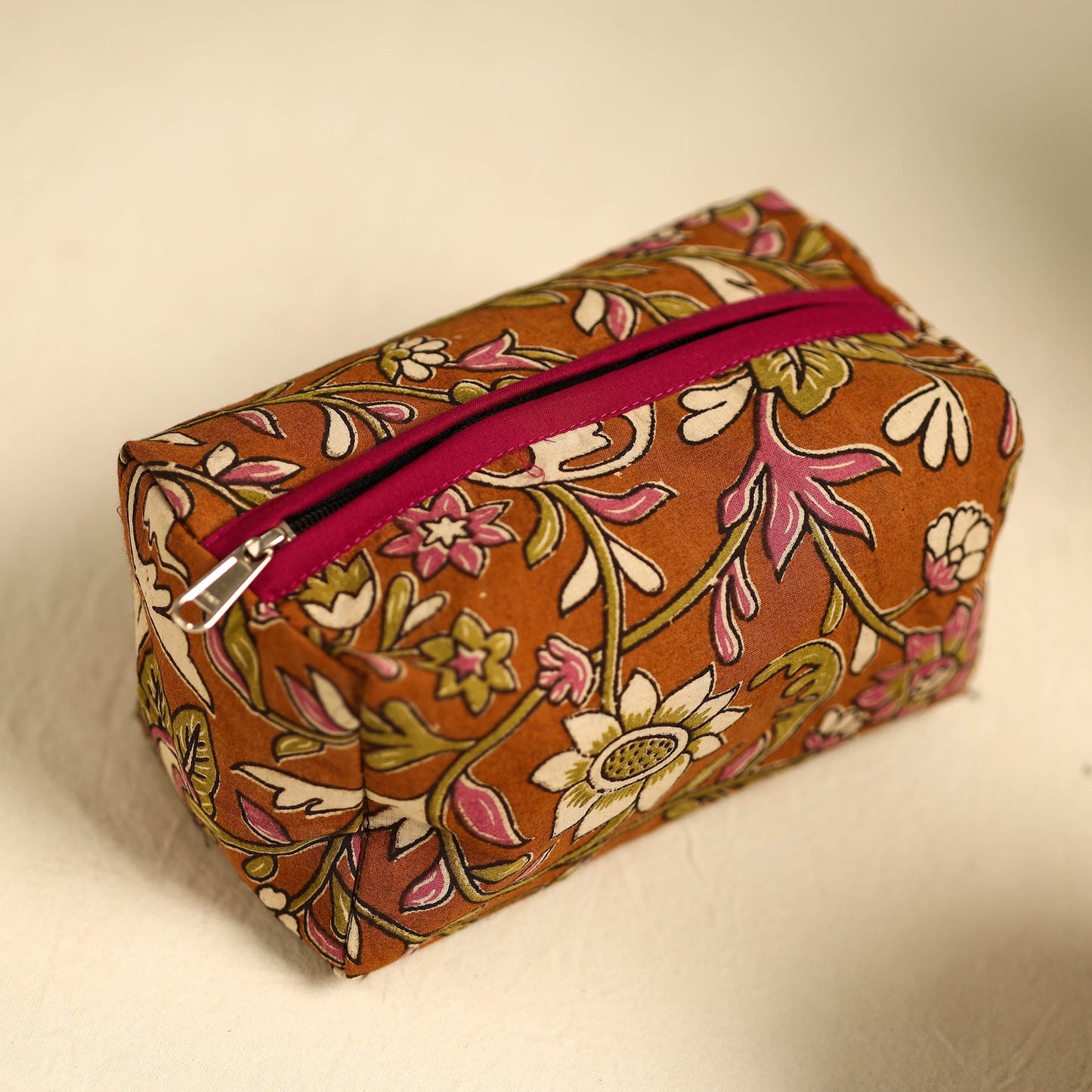 Handmade Cotton Toiletry Bags (Set of 3)