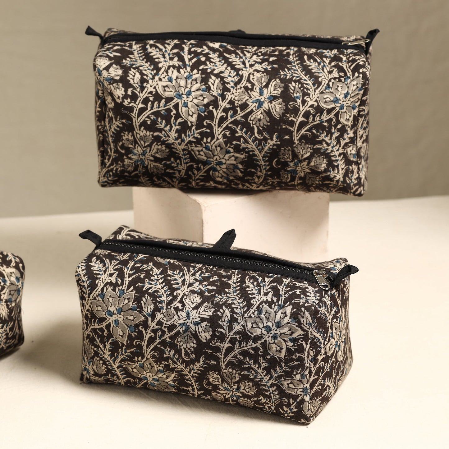 Handmade Cotton Toiletry Bags (Set of 3) 26