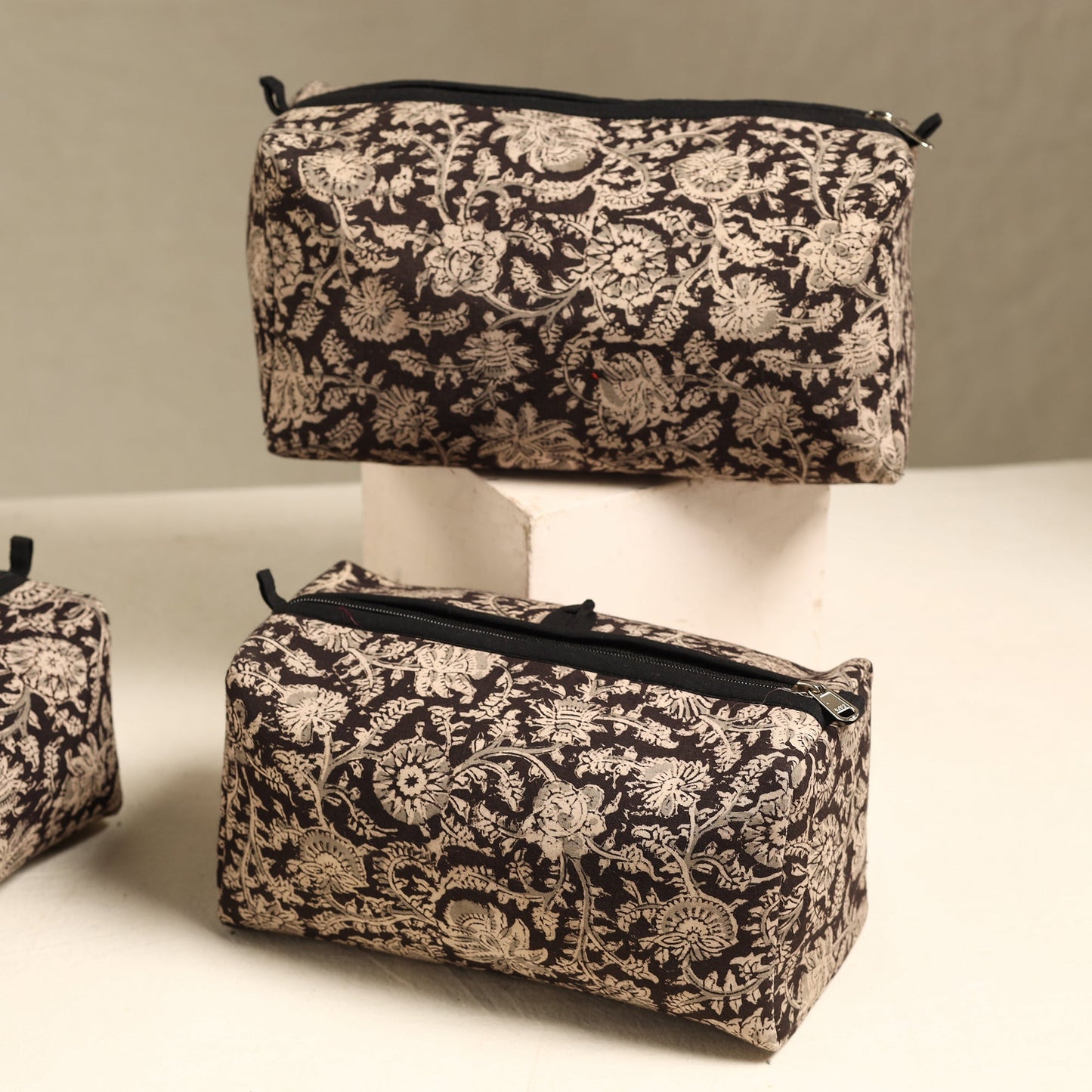 Handmade Cotton Toiletry Bags (Set of 3) 41
