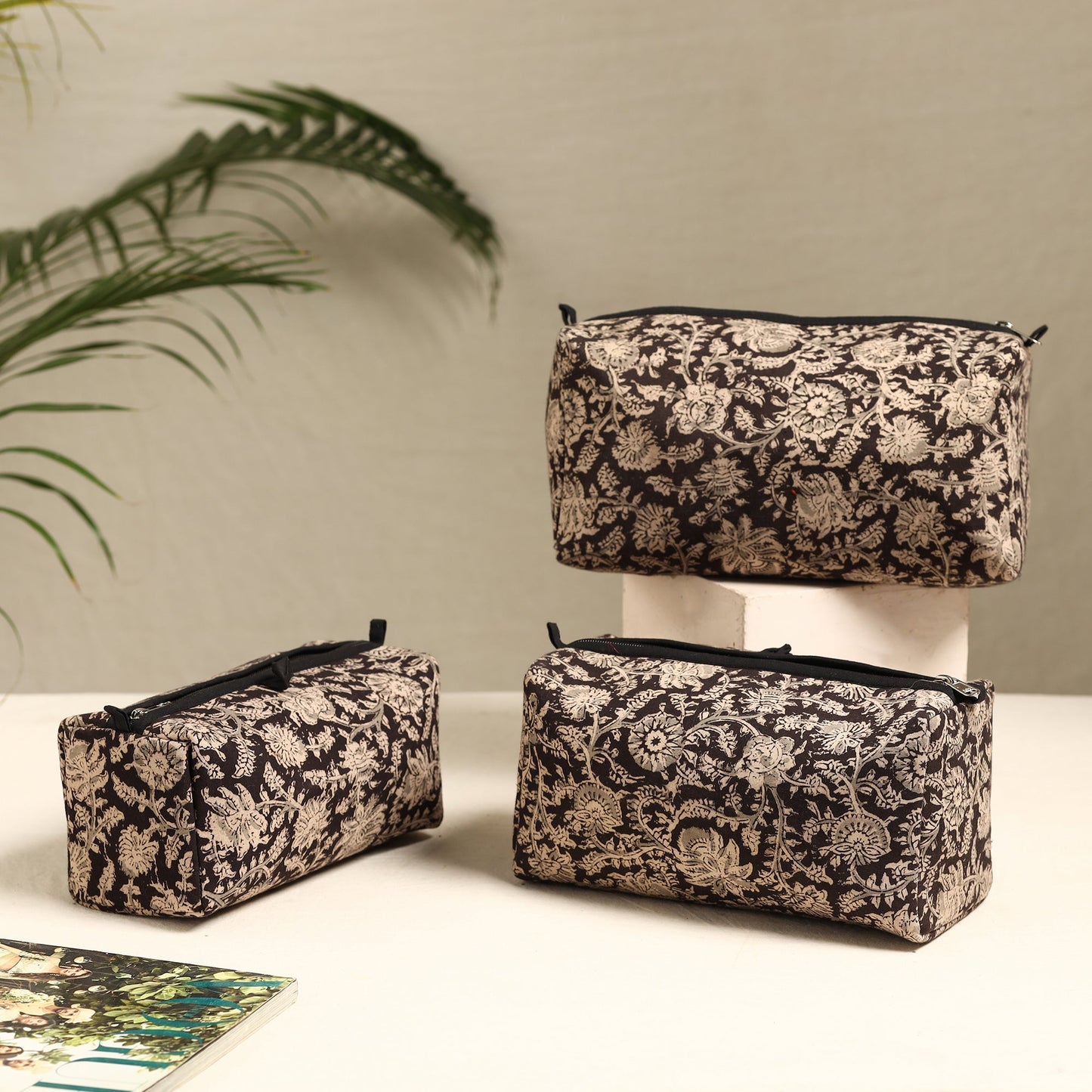 Handmade Cotton Toiletry Bags (Set of 3) 41