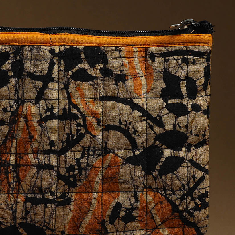 Handmade Quilted Cotton Utility Pouch for Essentials