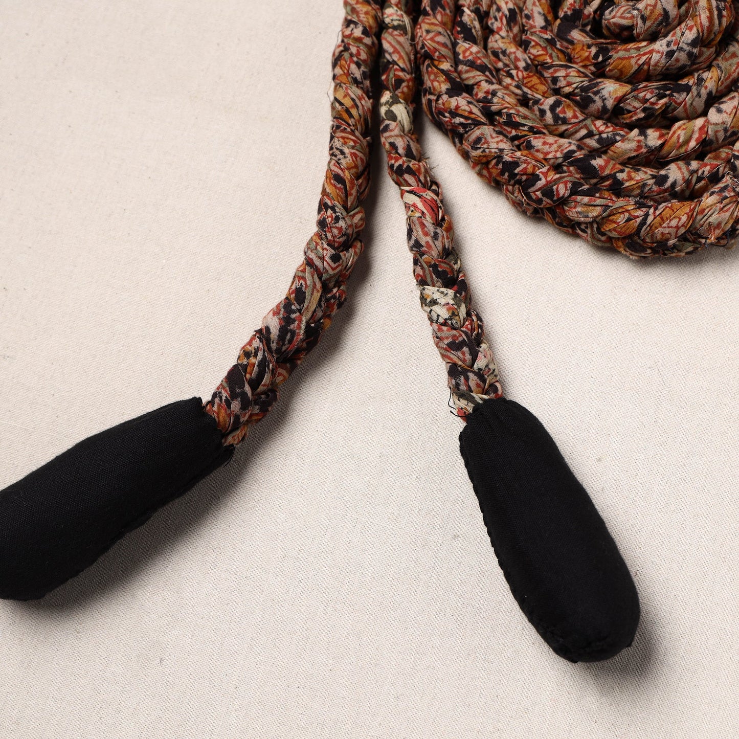 Handmade Upcycled Fabric Skipping Rope