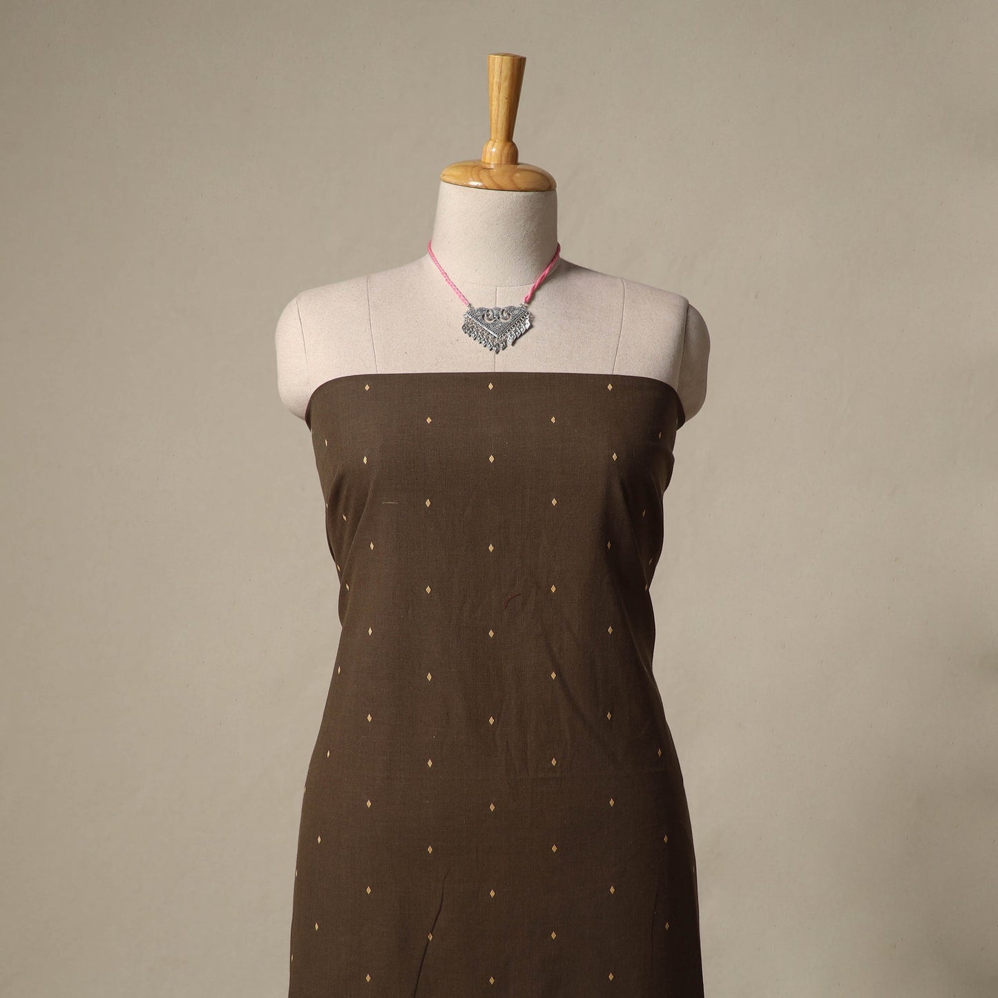 Jacquard cotton 2pc unstitched dress material
