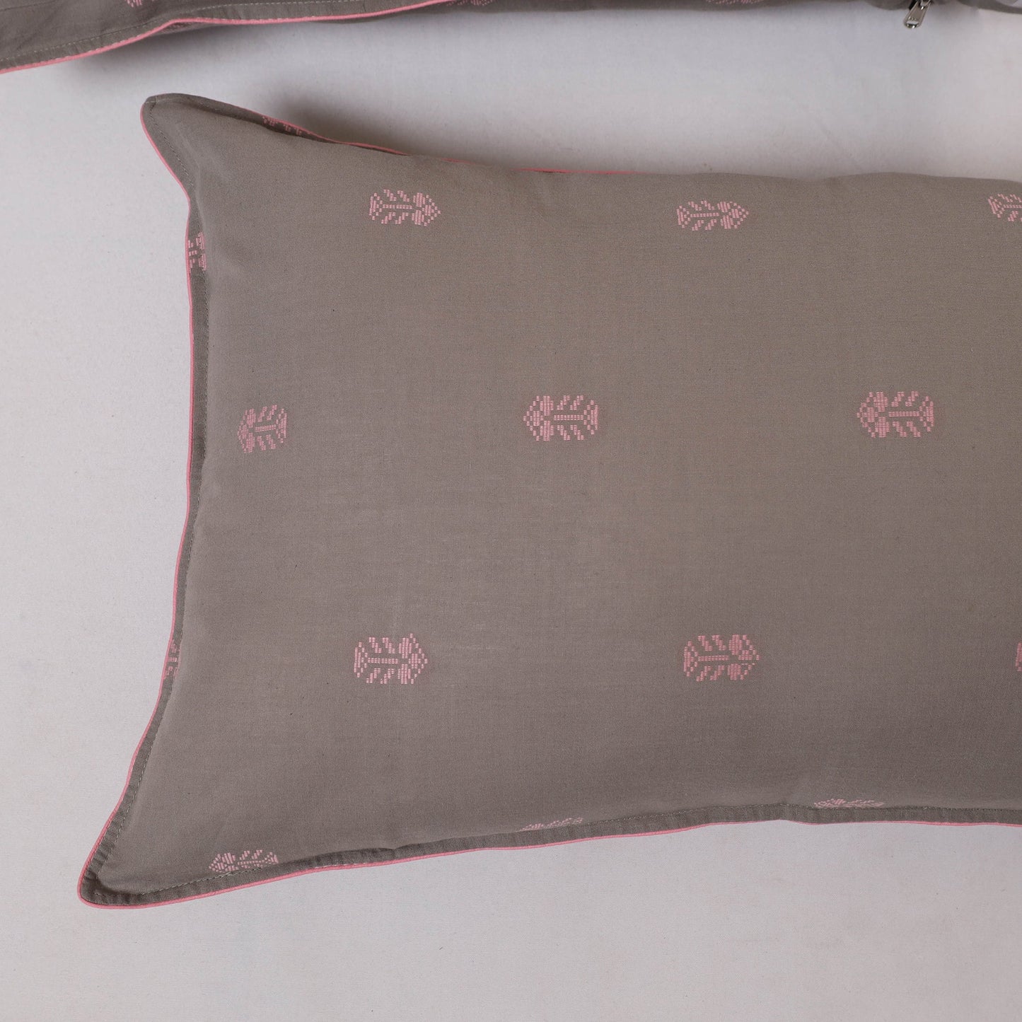 Jacquard weave pillow cover (set of 2) 09 - handcrafted