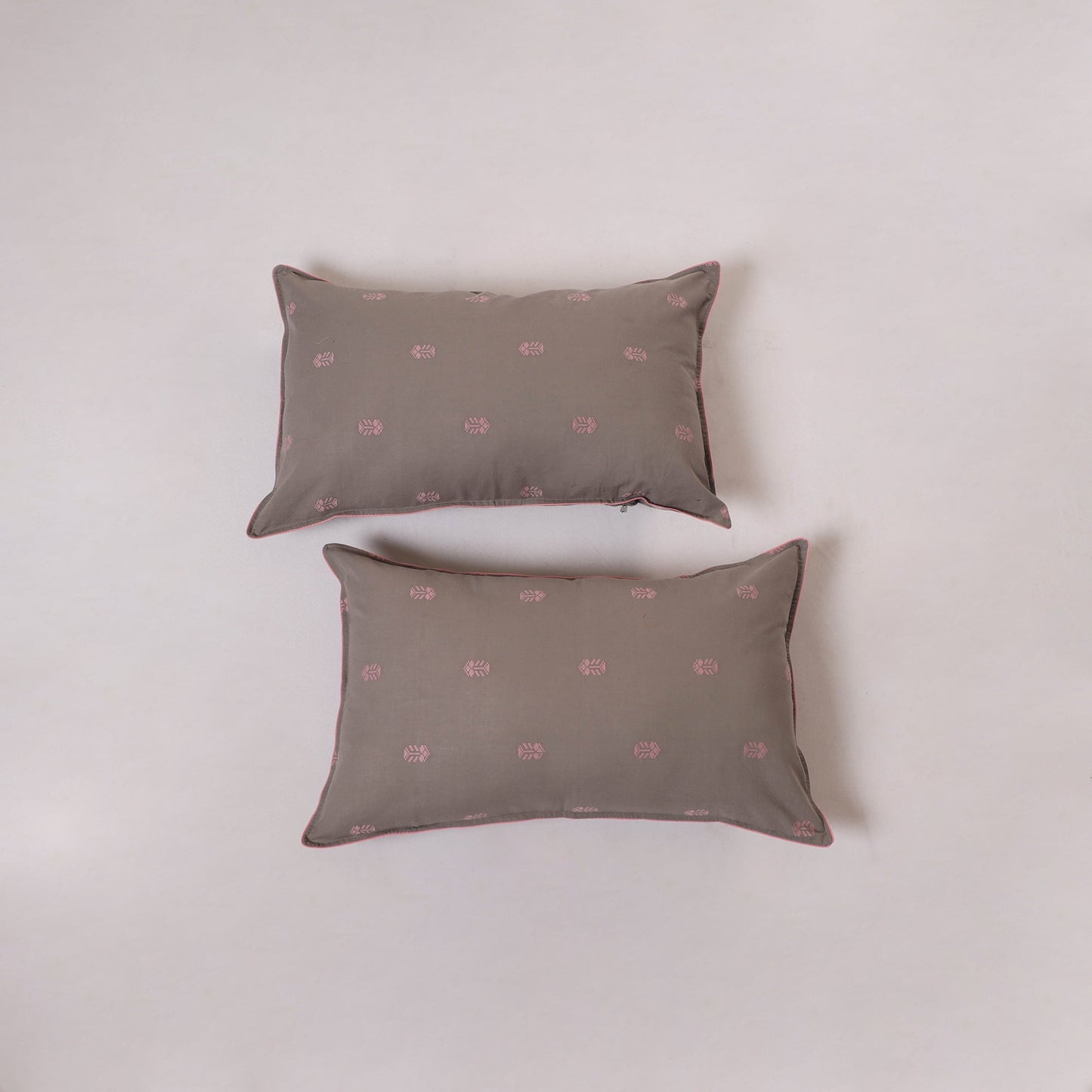 Jacquard weave pillow cover (set of 2) 09 - handcrafted