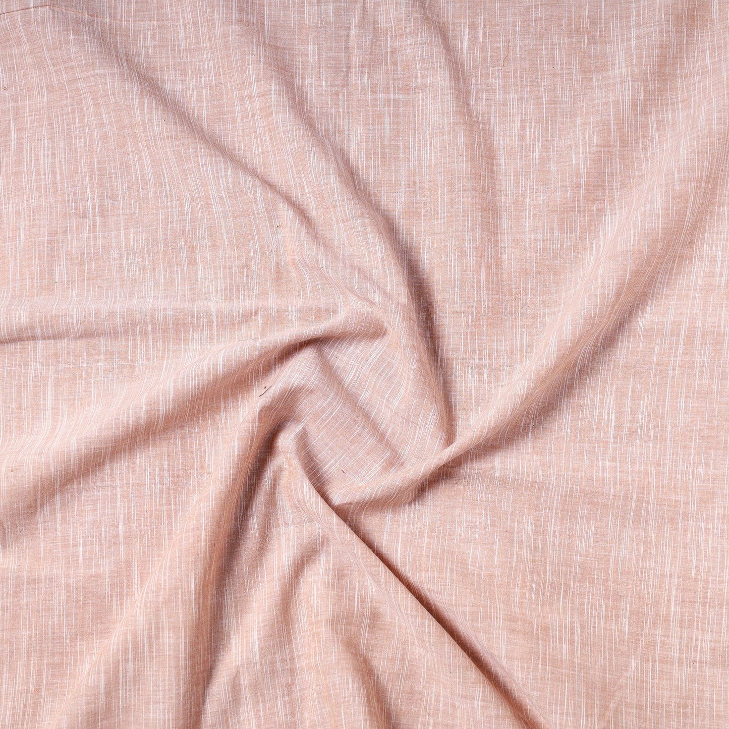 Brown Jhiri Pure Handloom Cotton Precut Fabric (0.95 meter)
