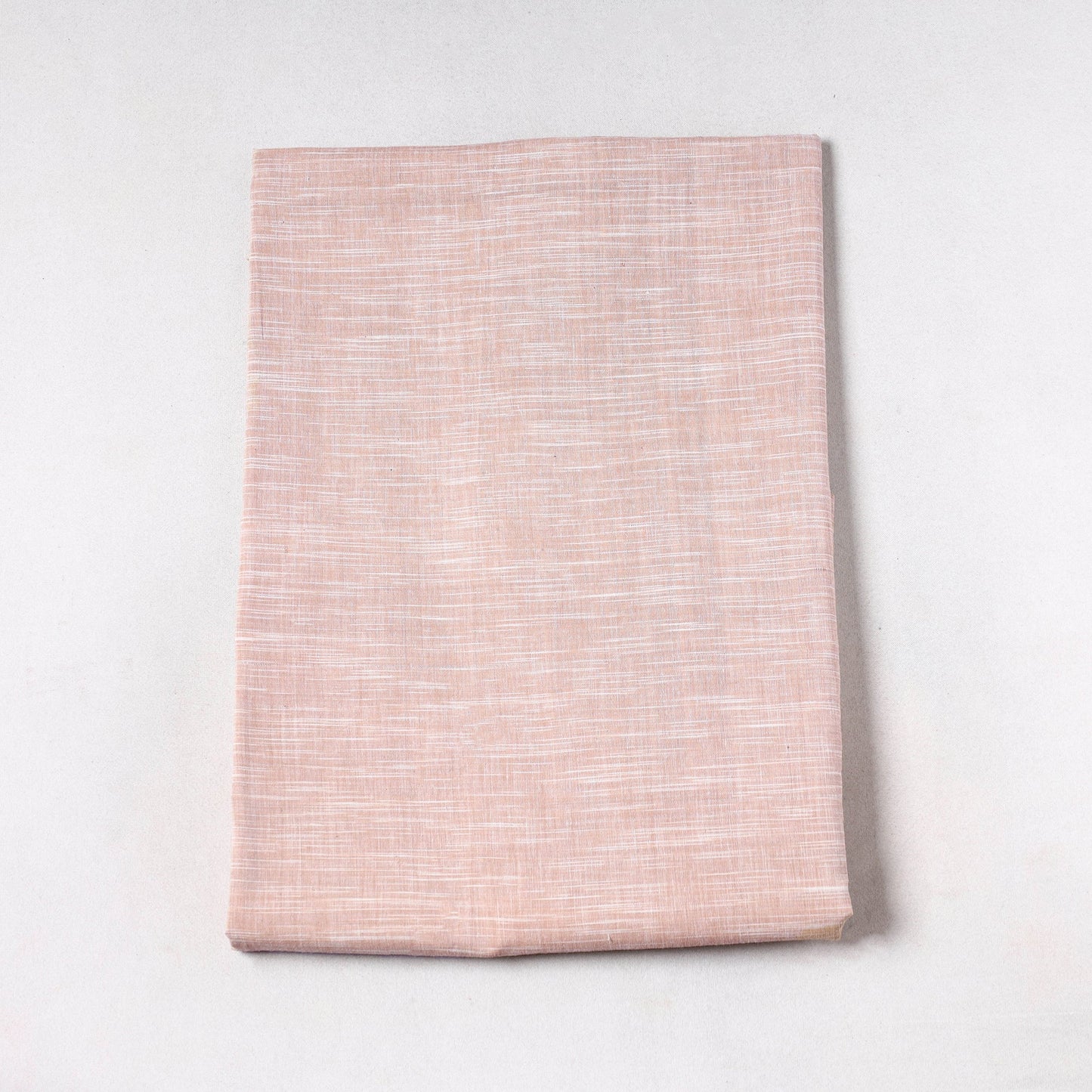 Brown Jhiri Pure Handloom Cotton Precut Fabric (0.95 meter)