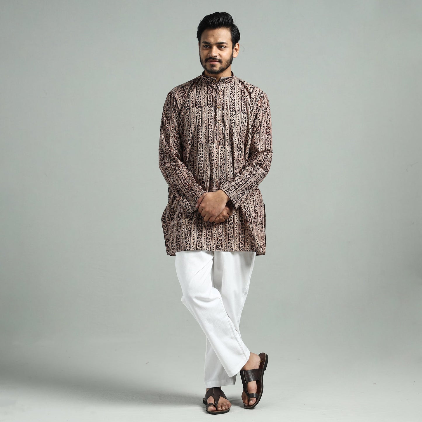 kalamkari men kurta