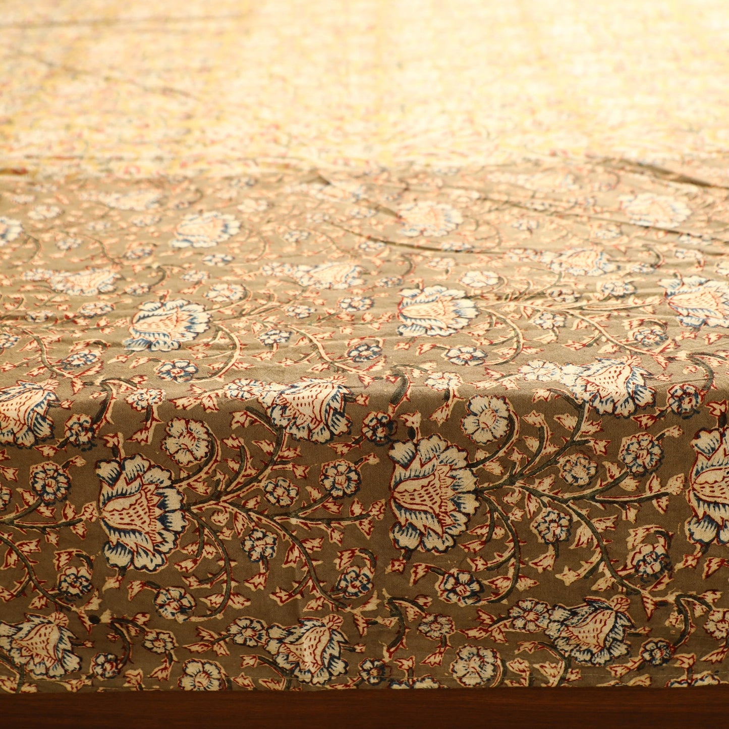 kalamkari double bed cover set
