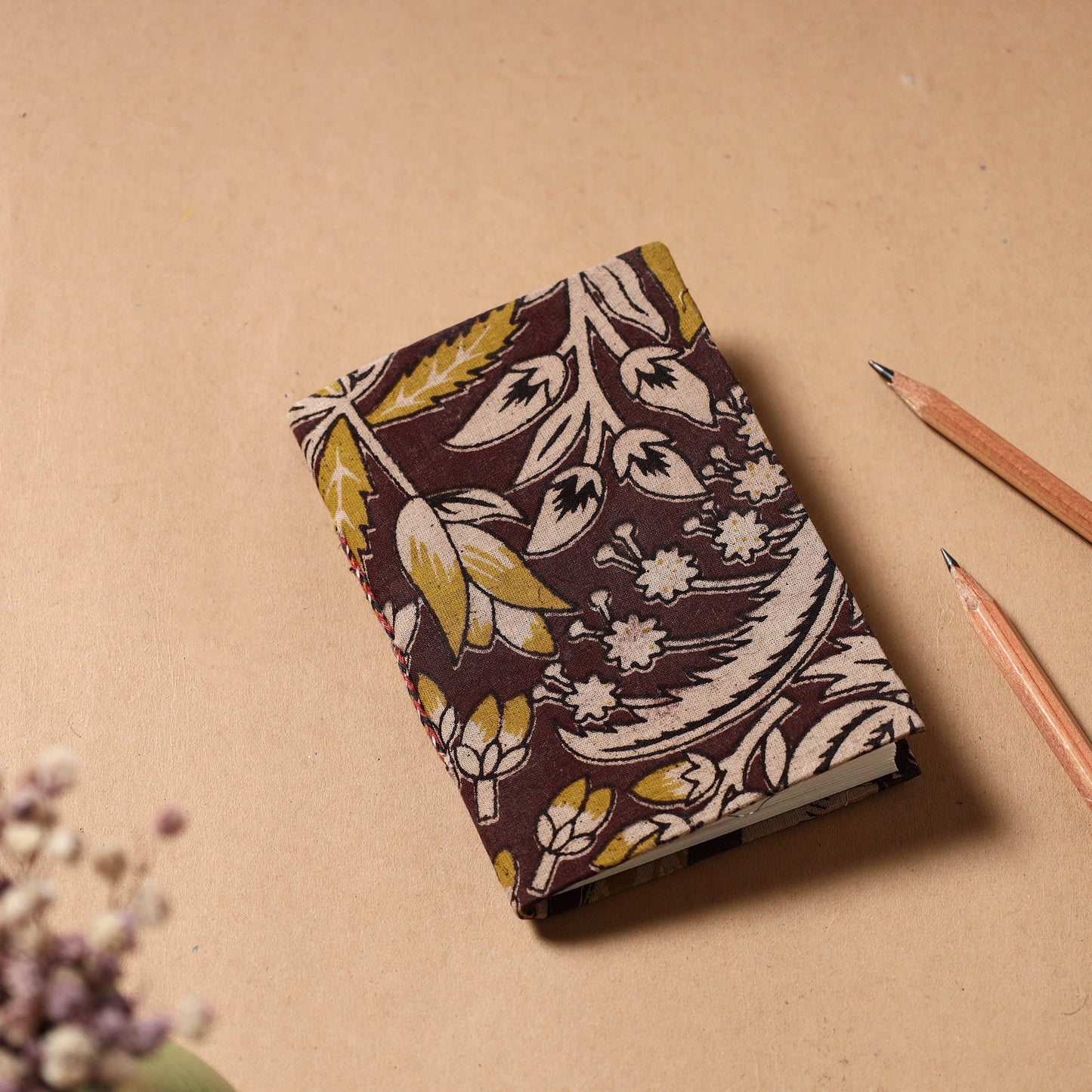 Kalamkari Fabric Cover Handmade Paper Notebook