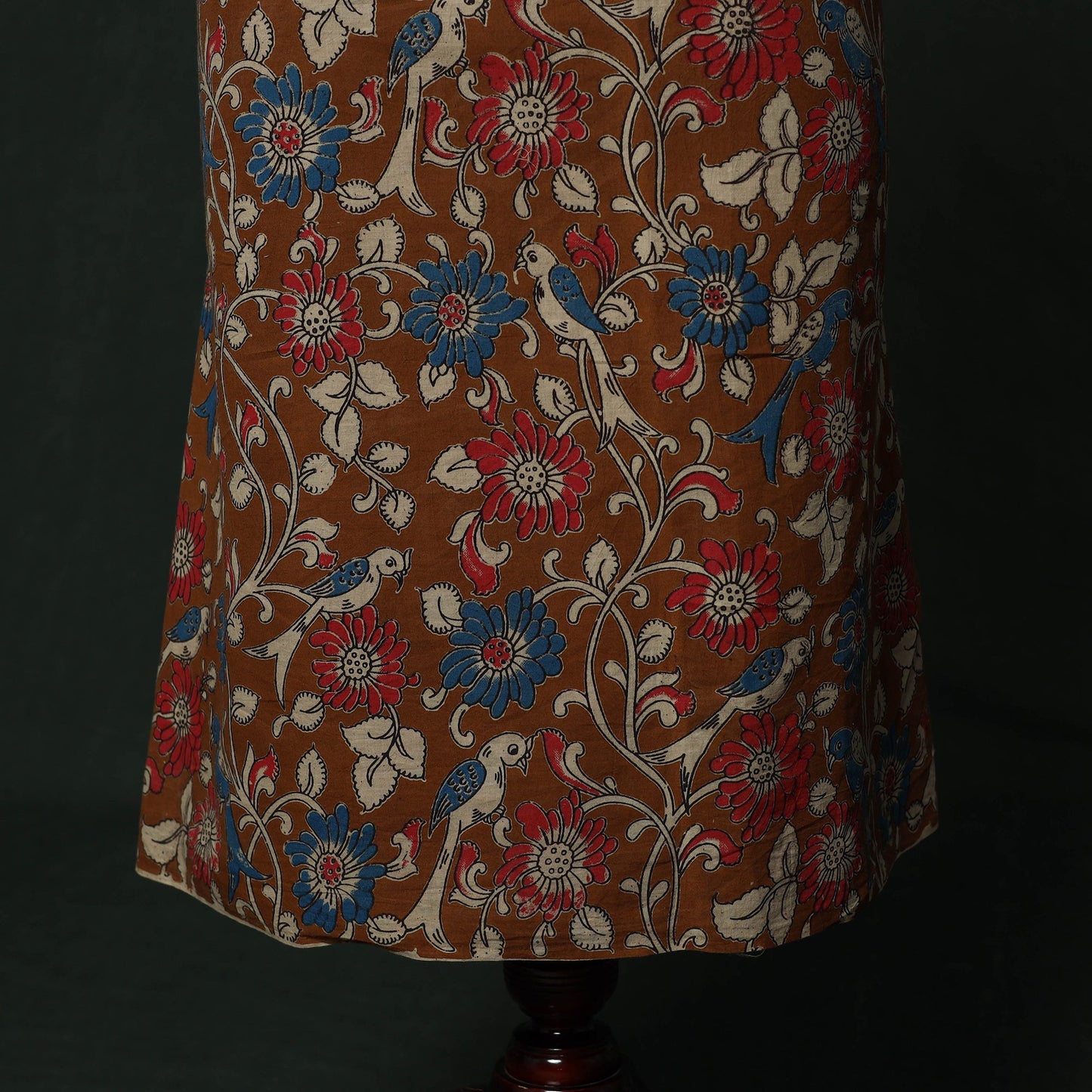 Kalamkari printed cotton 2pc unstitched dress material 07