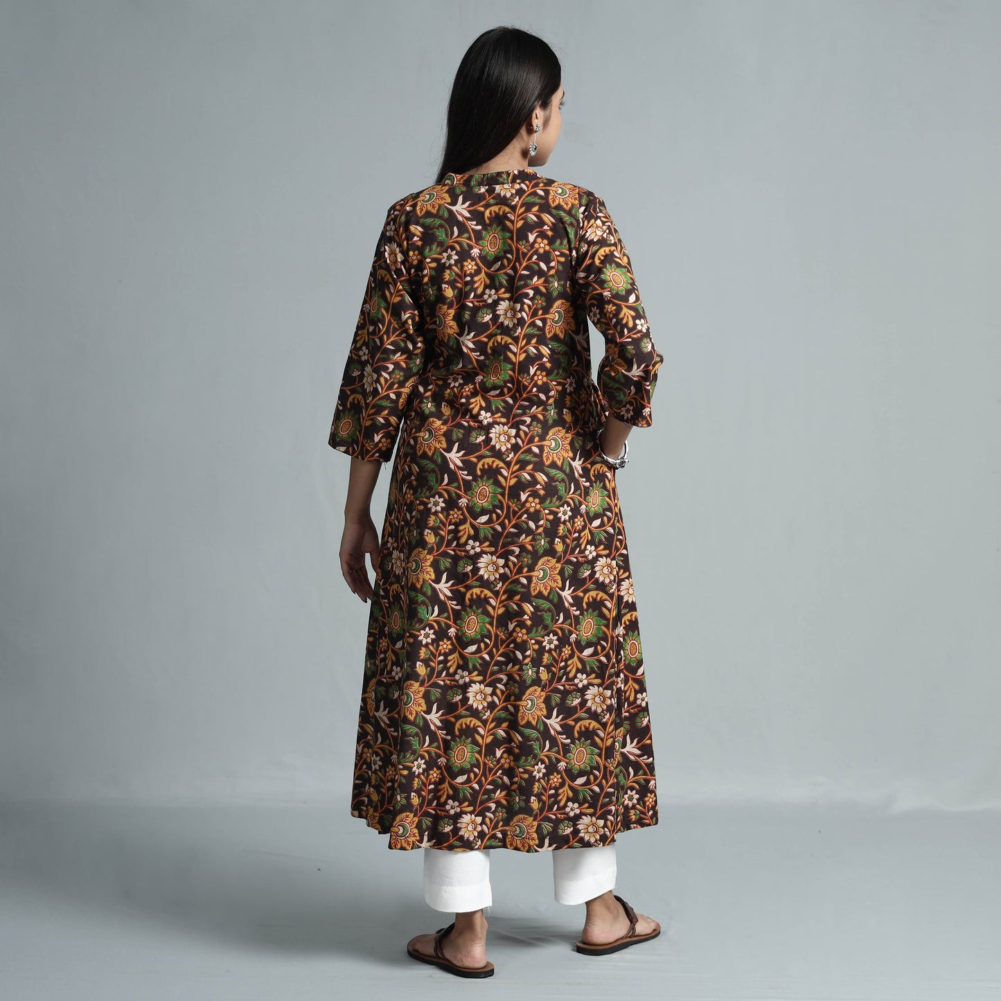 Kalamkari Printed Cotton Kurta For Women