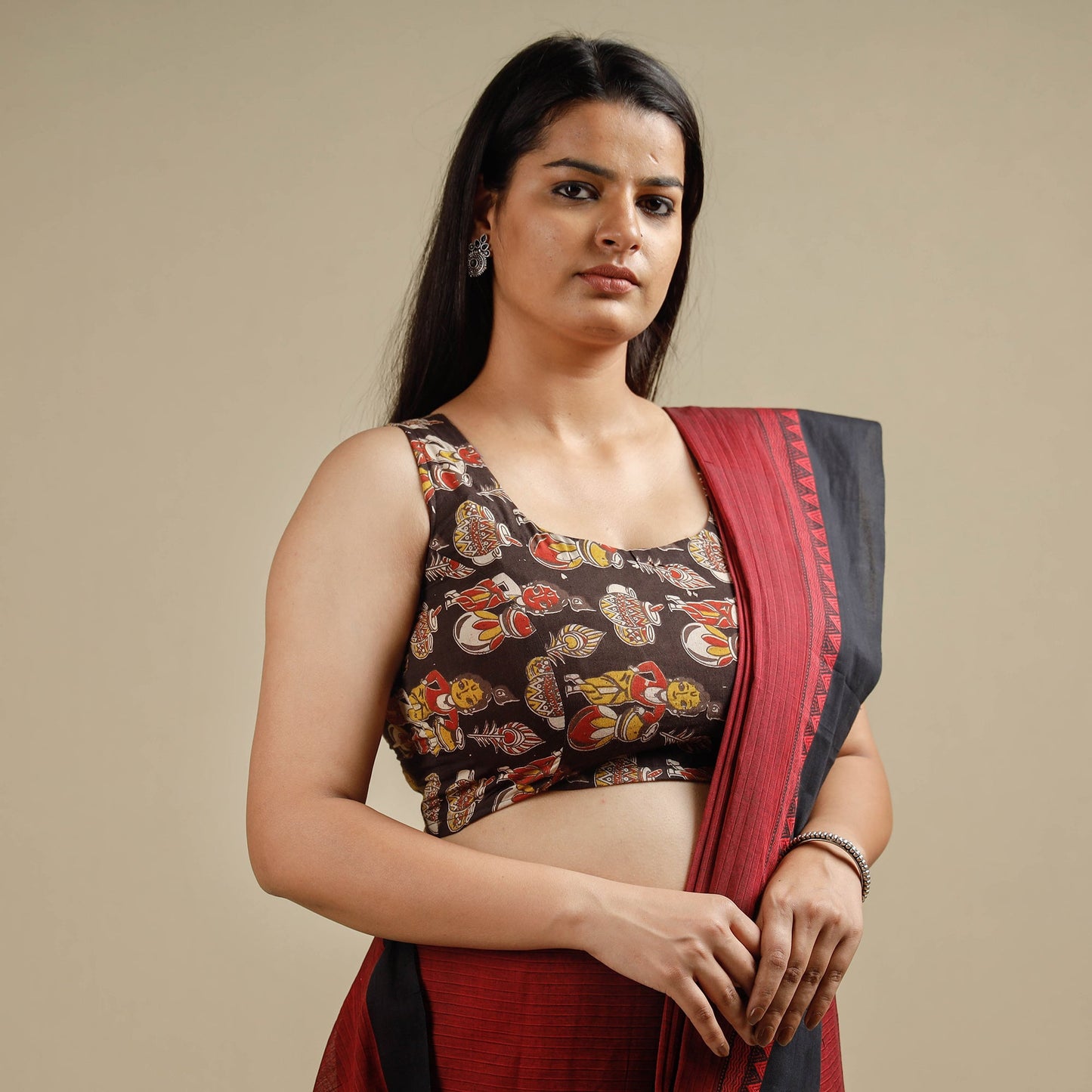 Kalamkari Stitched Blouse