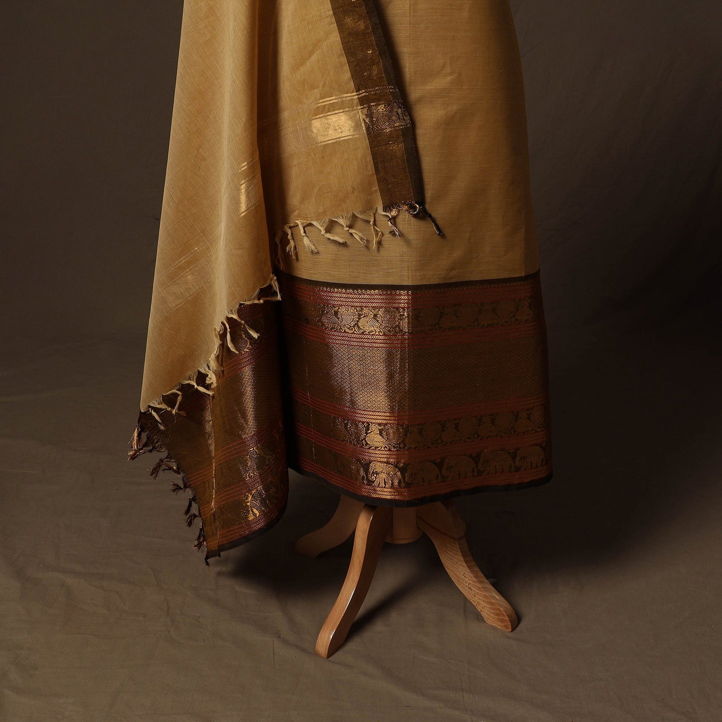 Kandangi chettinad cotton 2pc unstitched dress material 06
