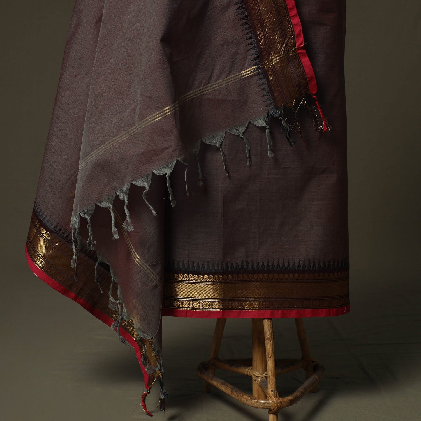 Kandangi chettinad cotton 2pc unstitched dress material 32