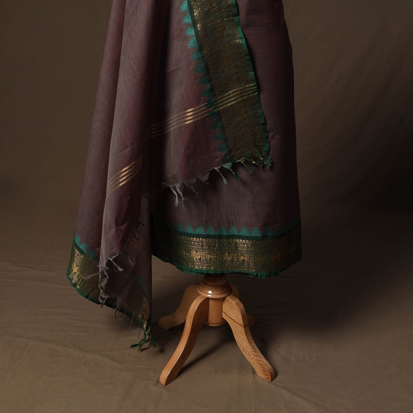 Kandangi chettinad cotton 2pc unstitched dress material 60