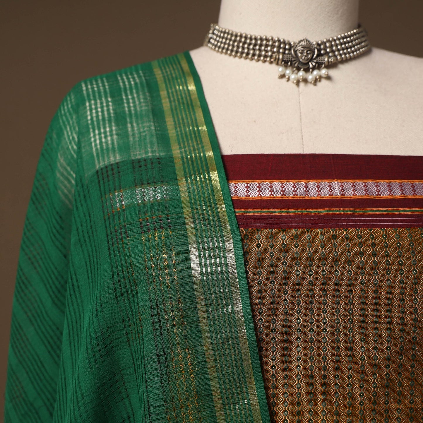 Karnataka khun mercerised cotton 3pc unstitched dress