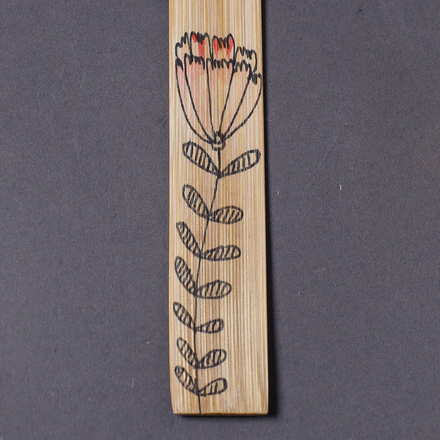 Buy Kerala Handpainted Bamboo Bookmark