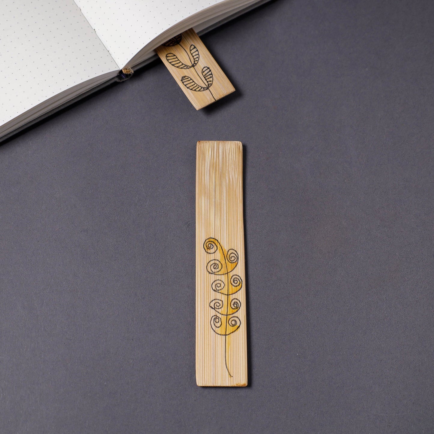 Buy Kerala Handpainted Bamboo Bookmark