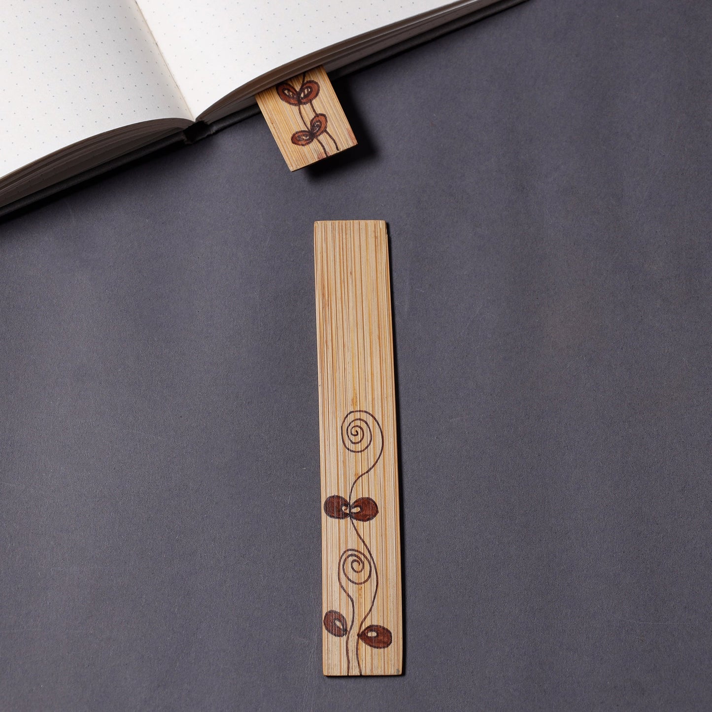 Buy Kerala Mural Handpainted Bamboo Bookmark Online l iTokri.com