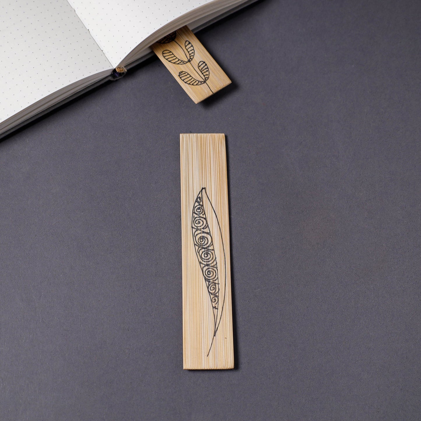 Buy Kerala Handpainted Bamboo Bookmark