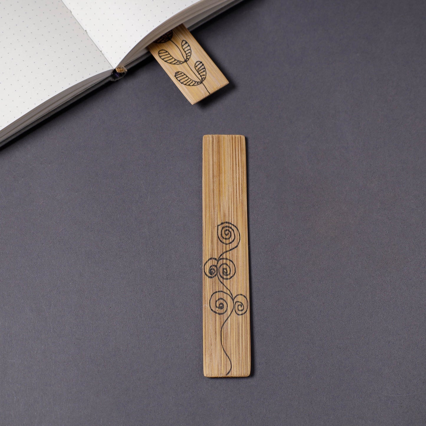 Buy Kerala Handpainted Bamboo Bookmark