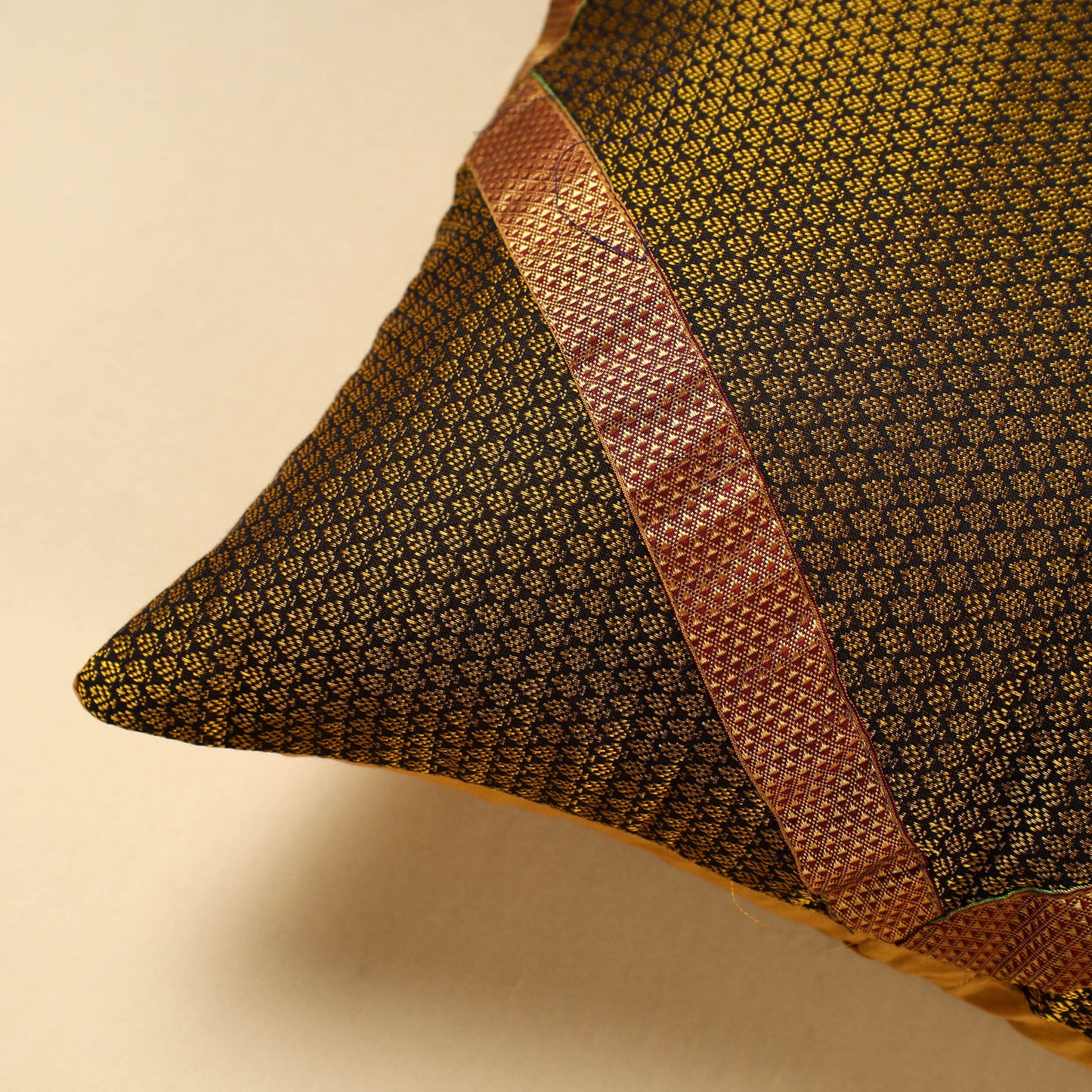 Khun Weave Cotton Cushion Cover (16 x 16 in) Online at iTokri.com