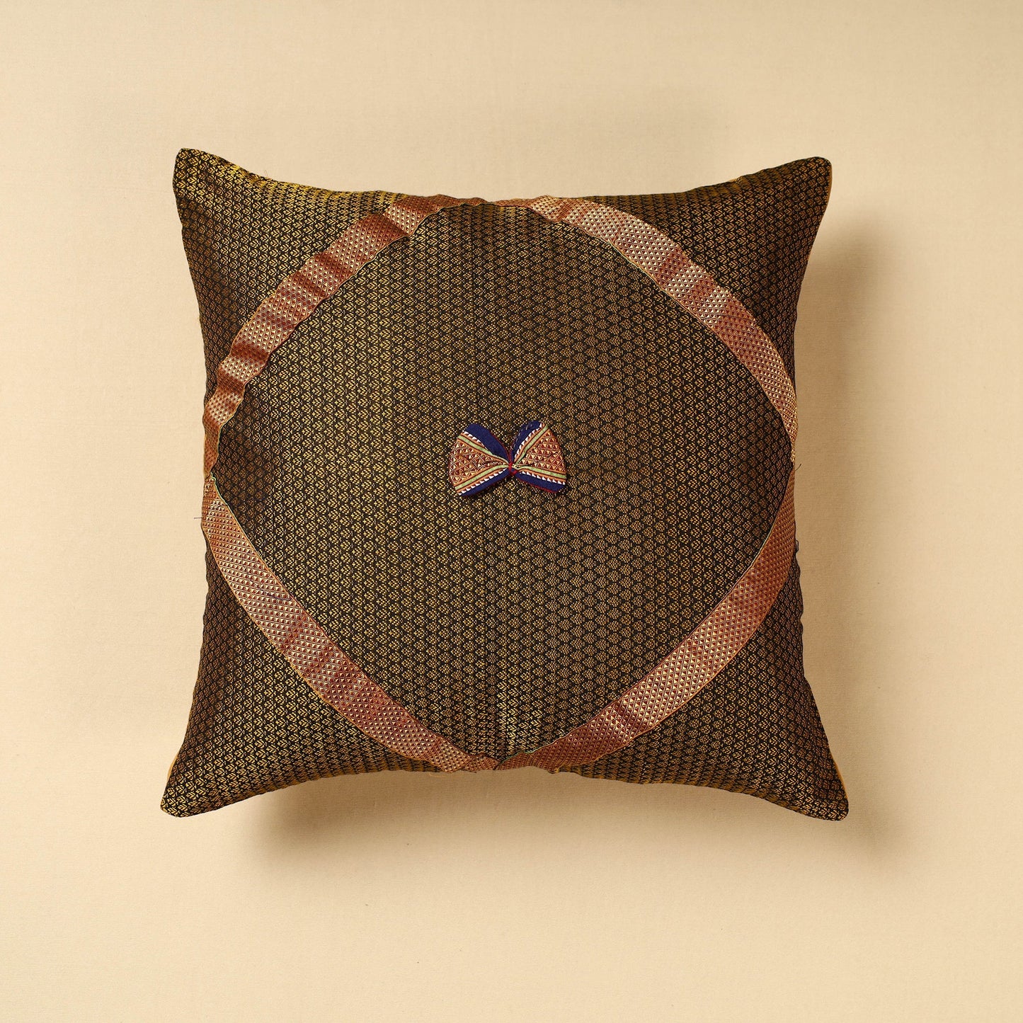 Khun Weave Cotton Cushion Cover (16 x 16 in) Online at iTokri.com
