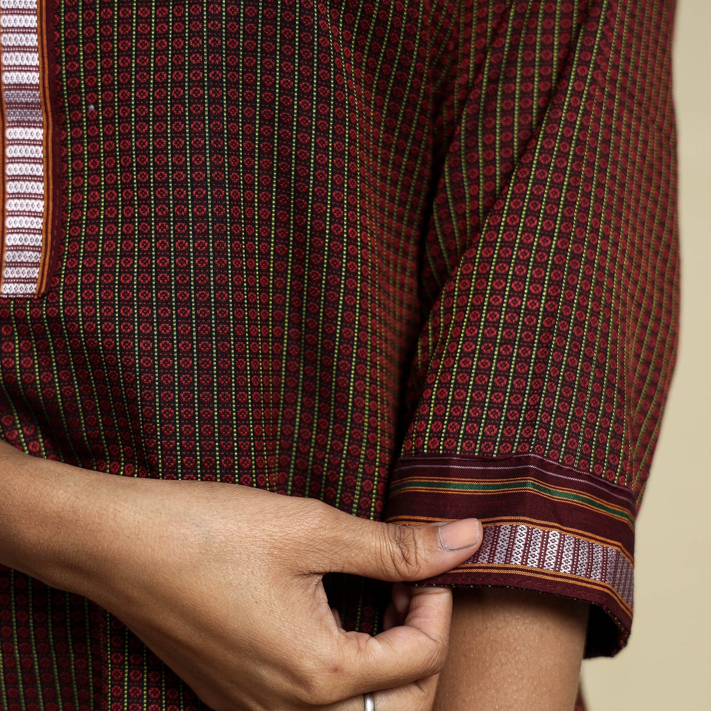 Buy Khun Weave Cotton Straight Kurta Online at iTokri.com
