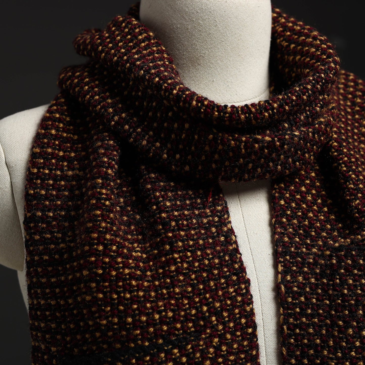 Kumaun Hand Knitted Woolen Muffler for Men & Women Online in India