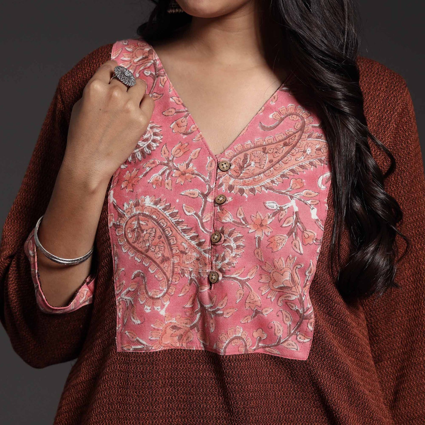 sanganeri woolen kurta