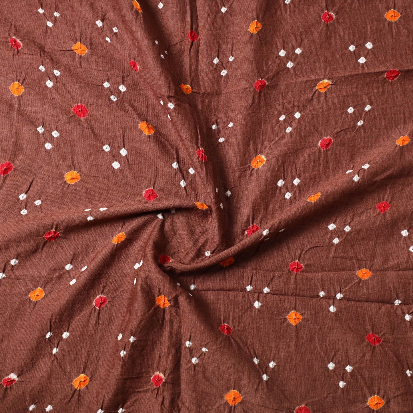 Kutch Bandhani Tie-Dye Mul Cotton Precut Fabric 16