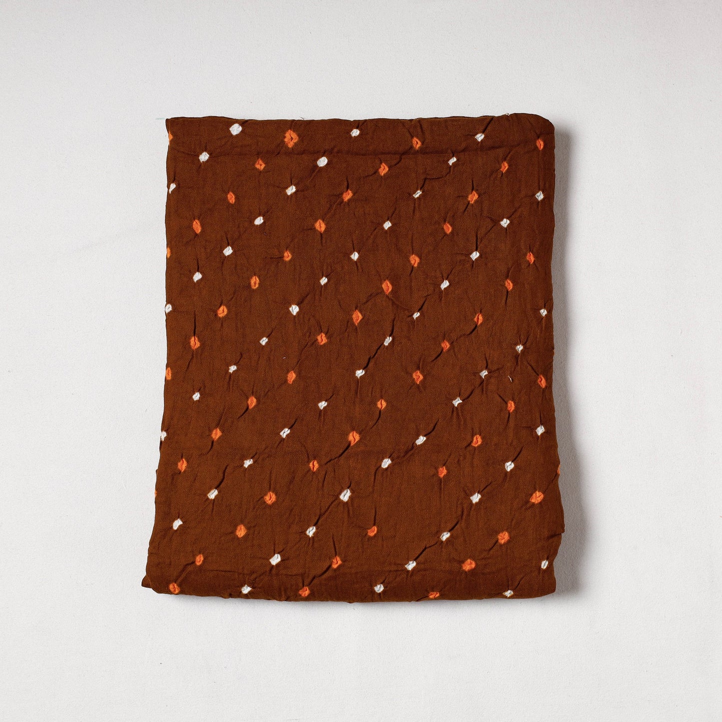 Kutch Bandhani Tie-Dye Mul Cotton Precut Fabric