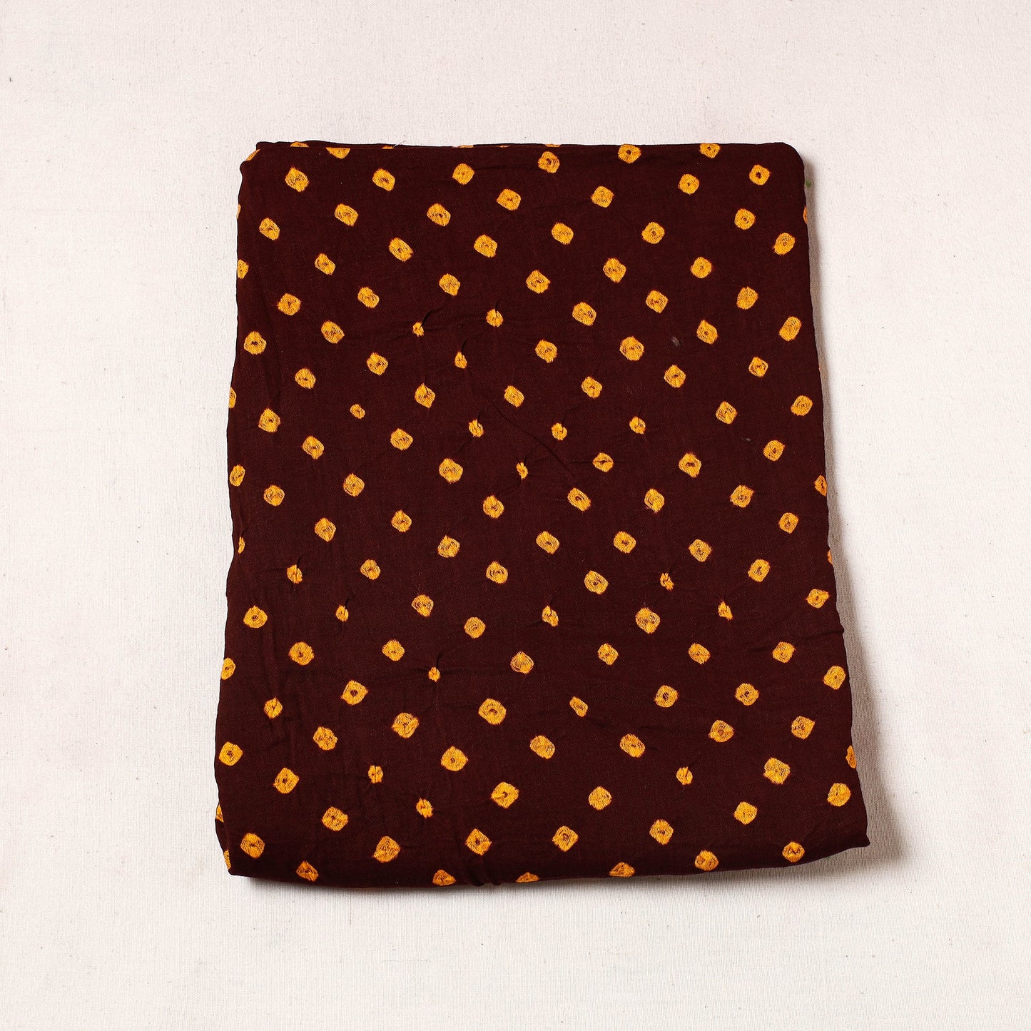 Kutch Bandhani Tie-Dye Satin Cotton Precut Fabric